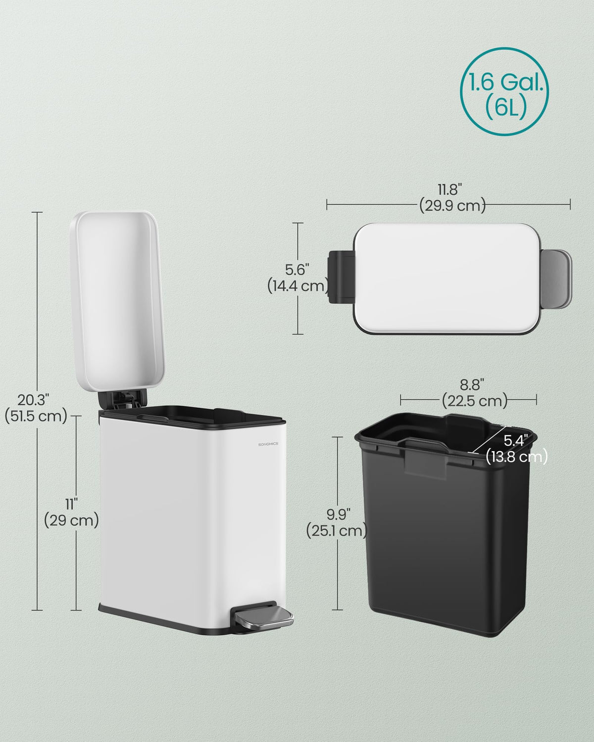 Bathroom Trash Can