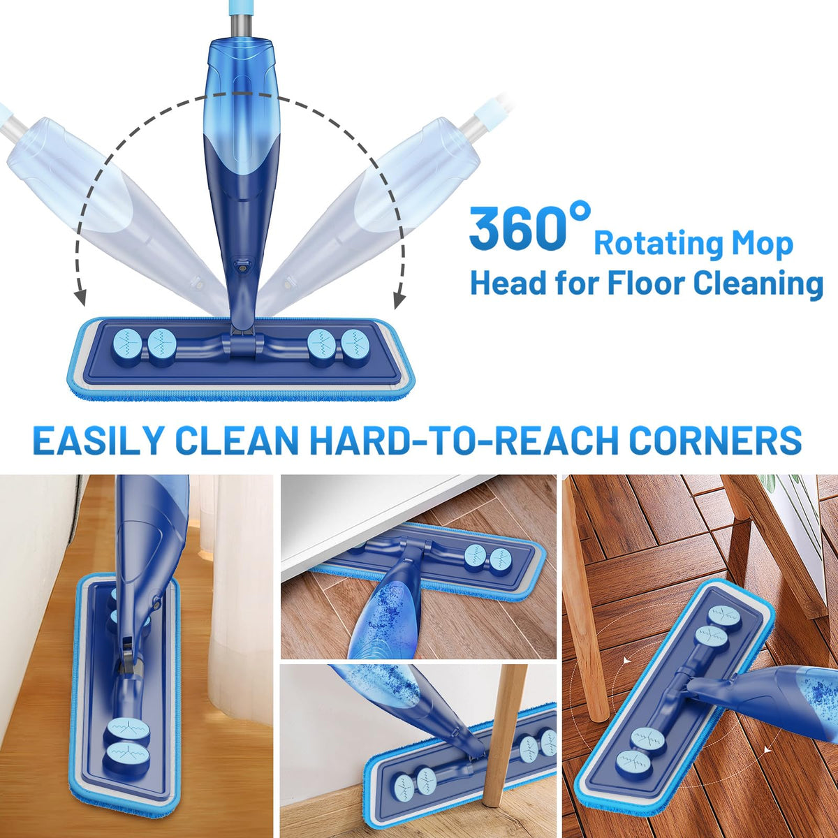 Microfiber Hardwood Floor Mop
