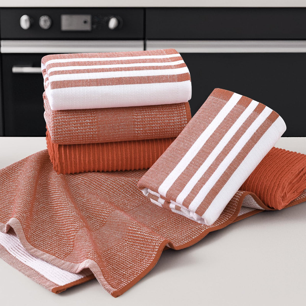 Cotton 380 GSM Premium Kitchen Towels (9 Count)