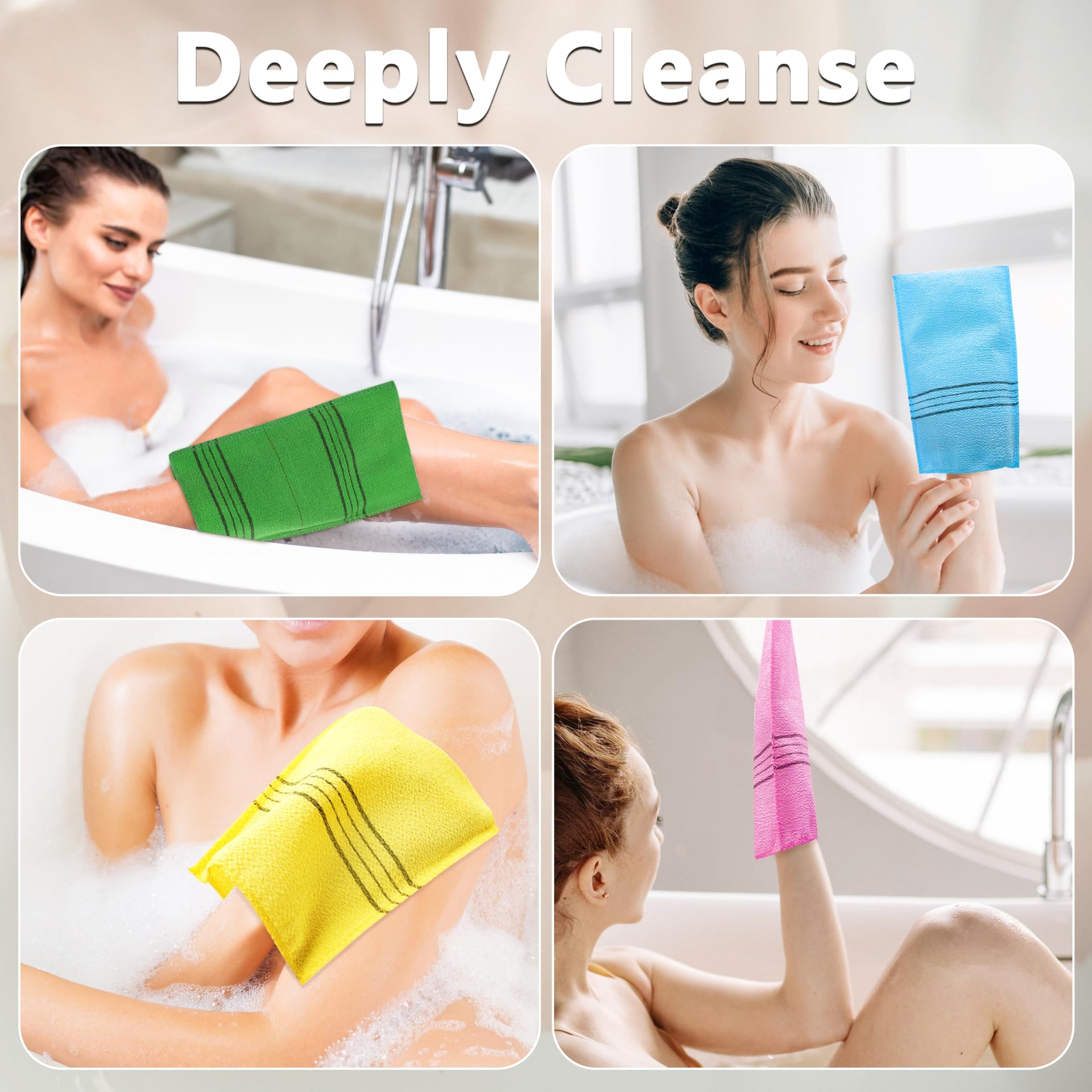15 Pcs Korean Exfoliating Mitt (15 Count)
