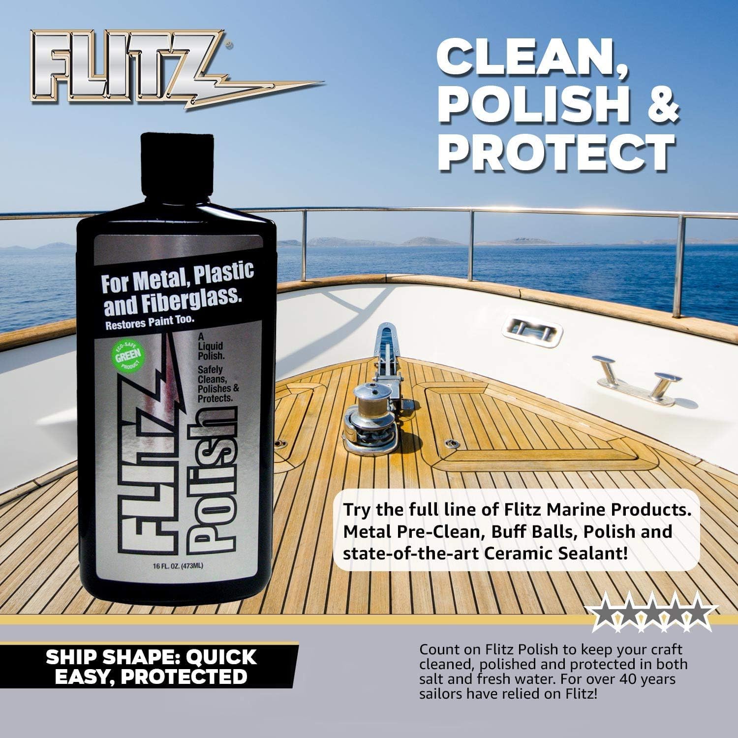 Multi Purpose Metal Polish Liquid (10.2 Fl Oz)