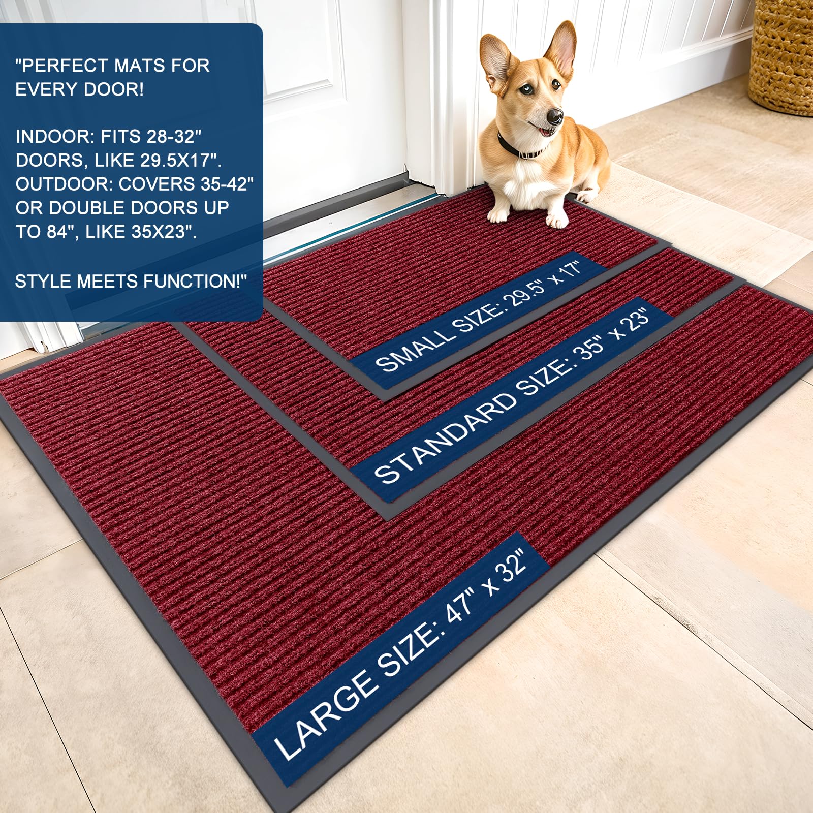 Front Door Mat 29.5x17