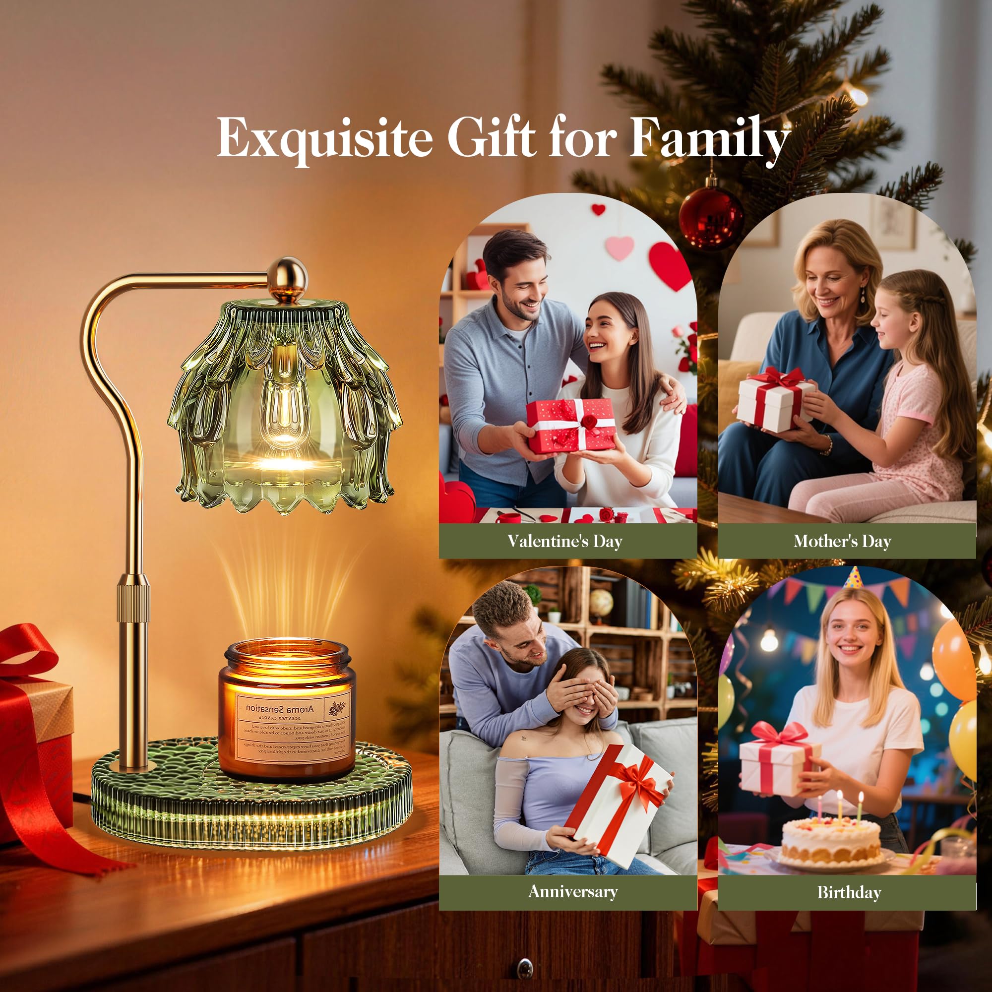 Candle Warmer Lamp with Timer Dimmer