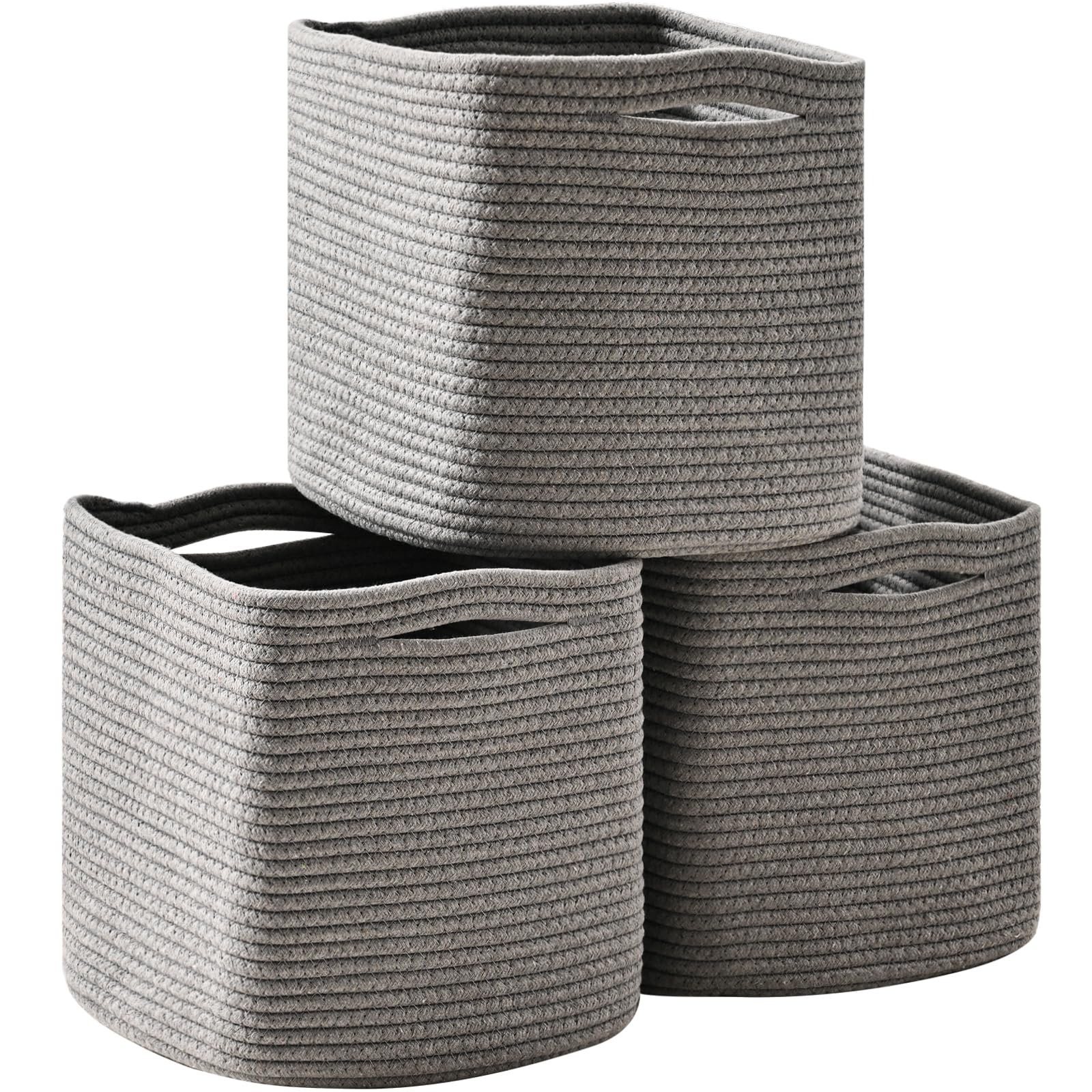 13 Inch Cube Closet Storage Bins (3 Count)