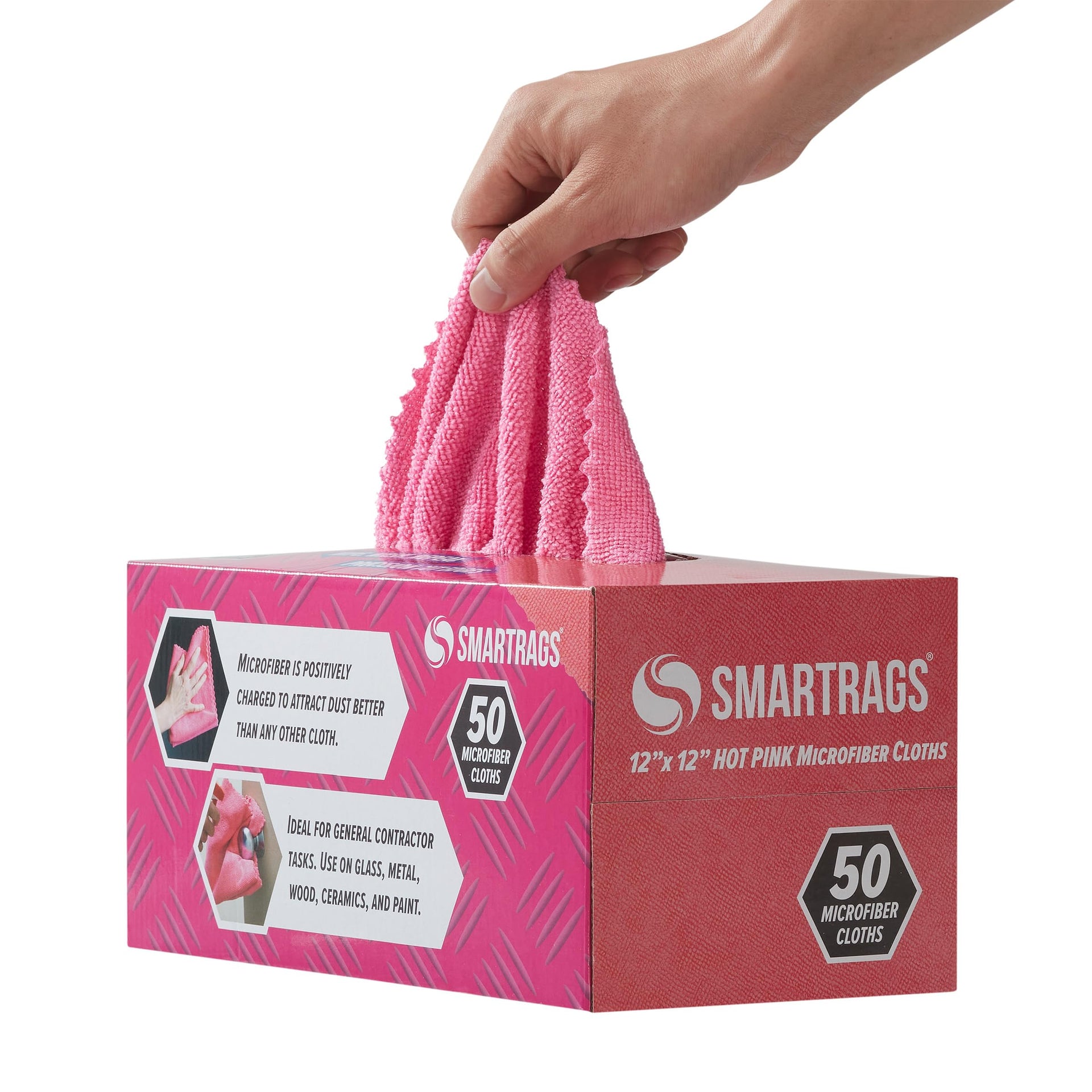 Arkwright Smart Rags Microfiber Cleaning Cloths (50 Count) - ModHome Supplies