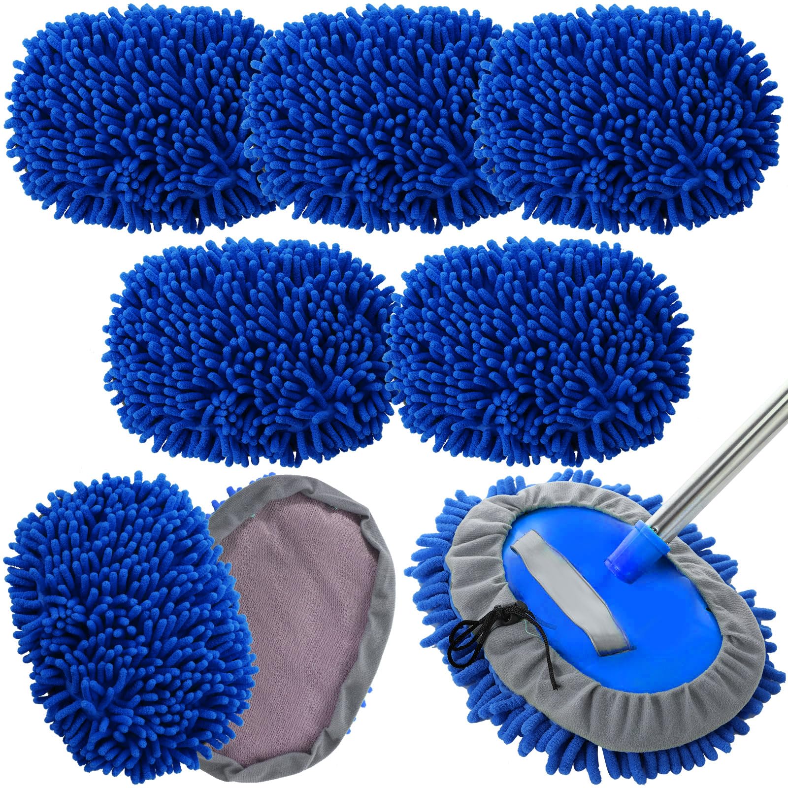 5 Pcs Car Wash Mitt Set (5 Count)