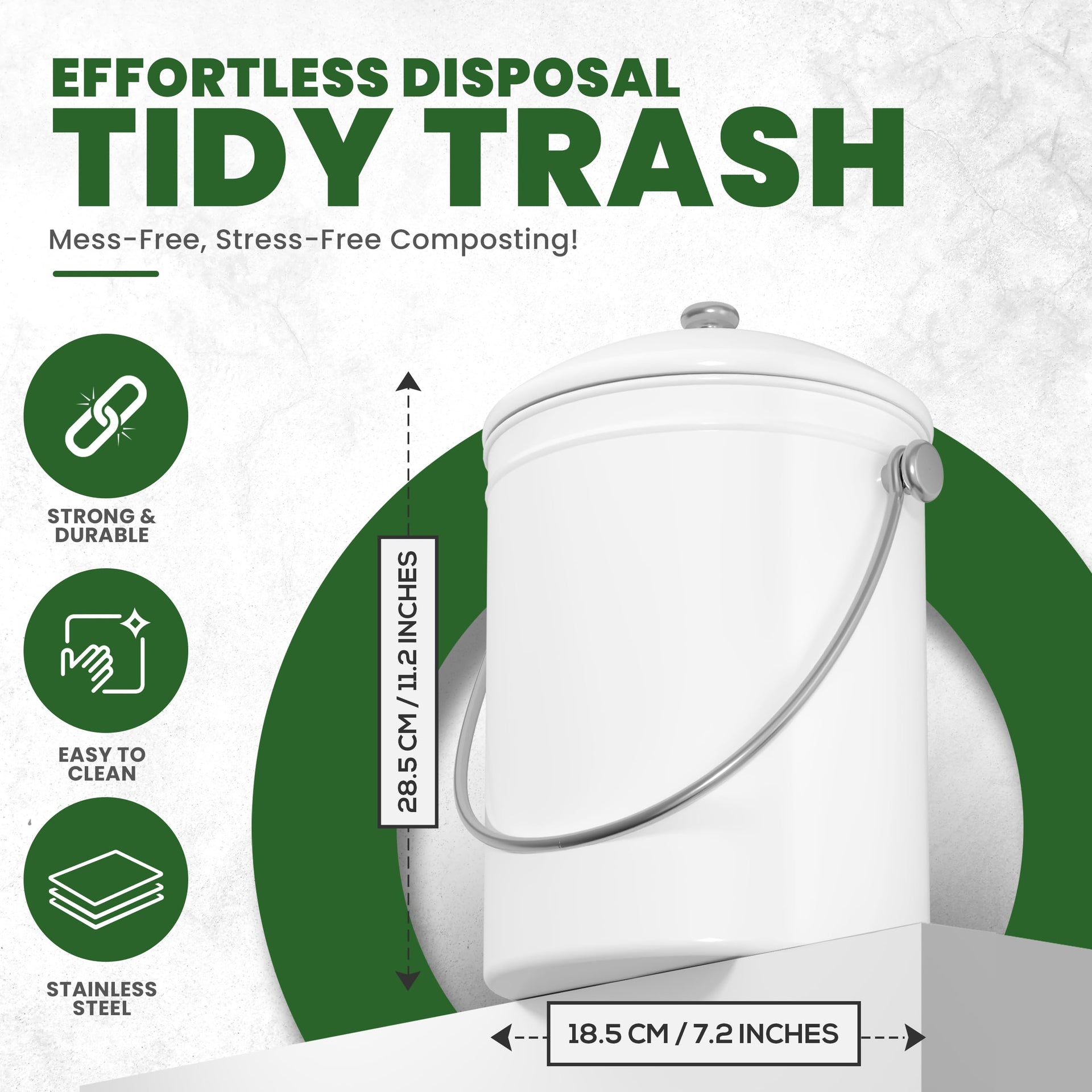 Countertop Compost Bin 1.3 Gallon