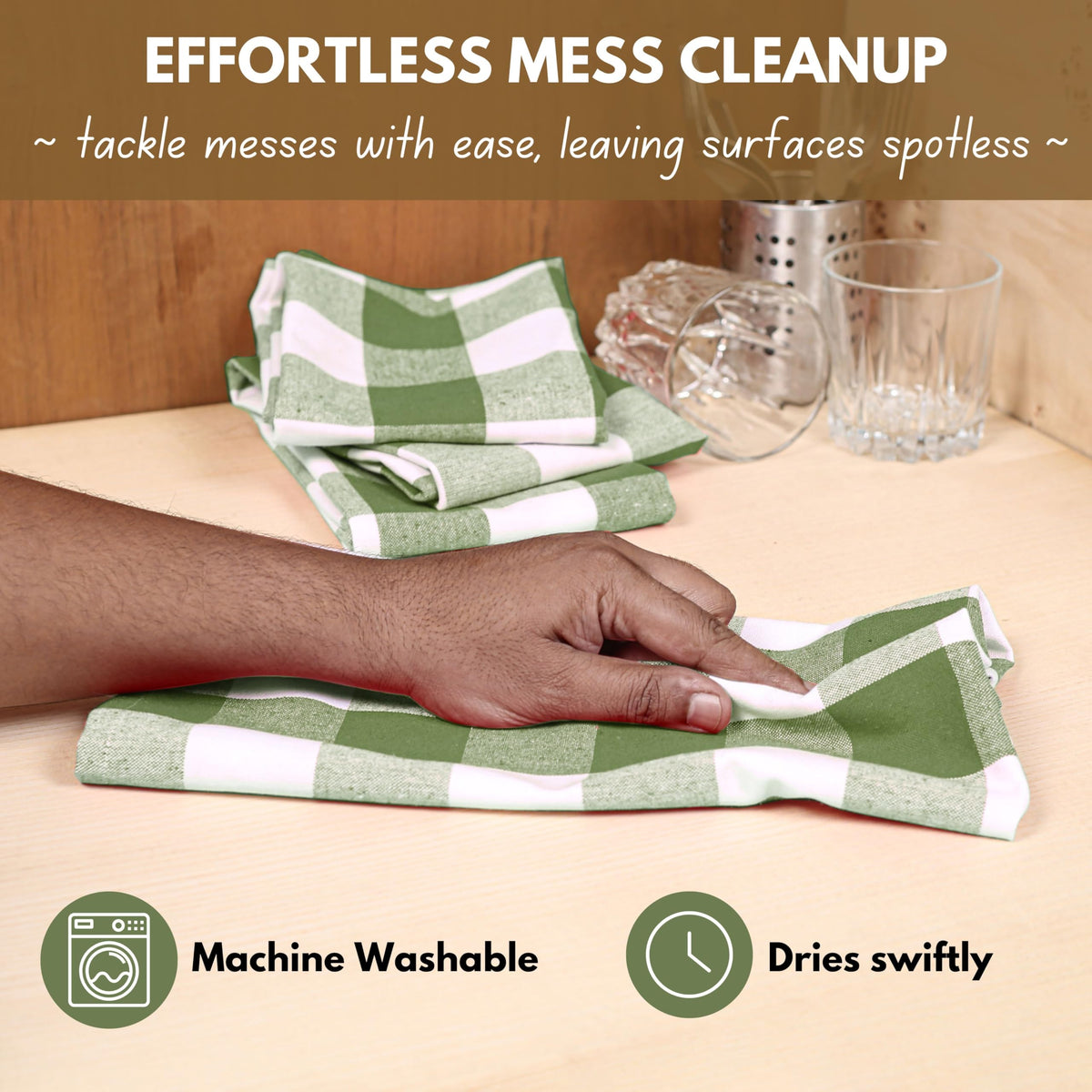 Buffalo Check Kitchen Dish Towels (4 Count)