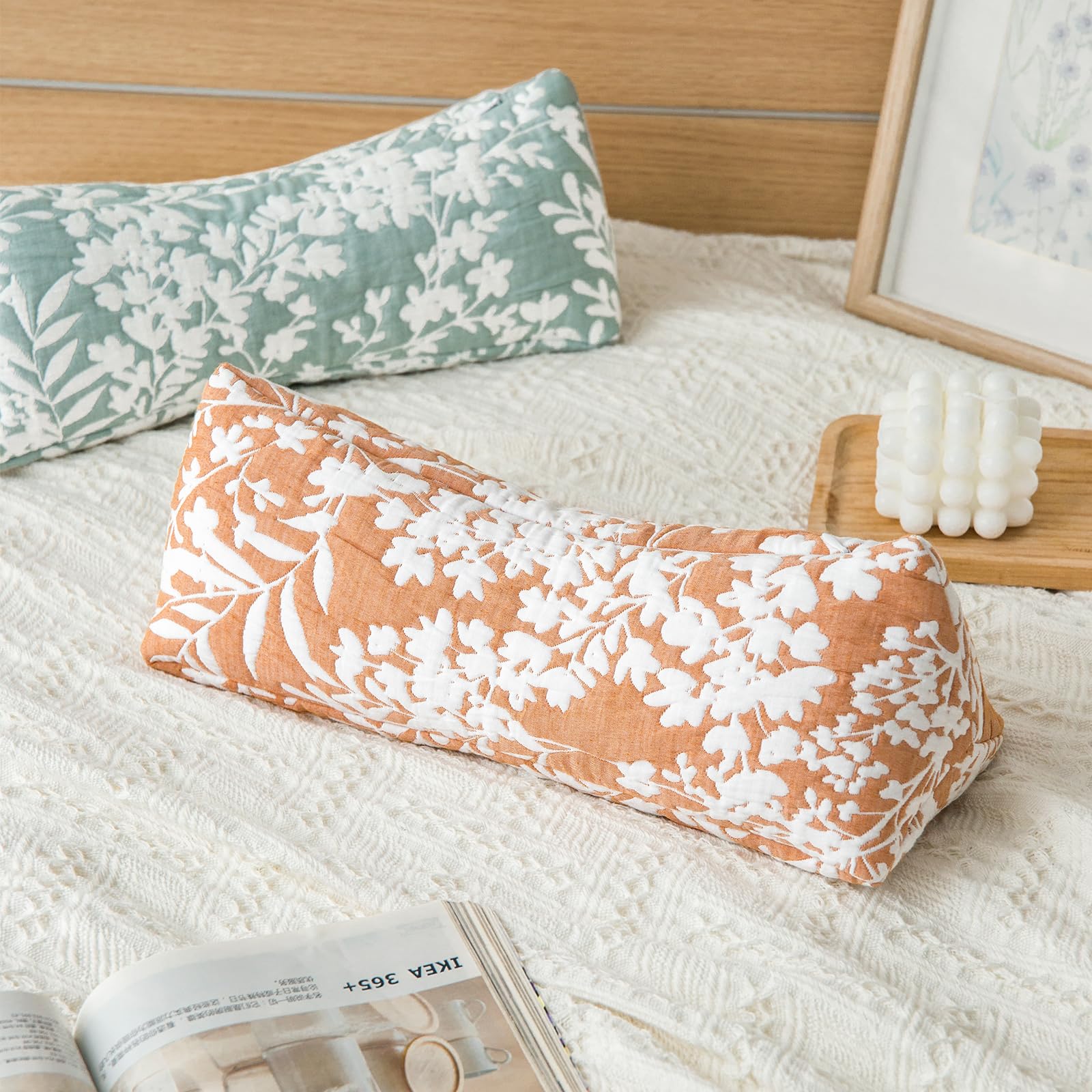 Buckwheat Neck Support Pillow Cervical Neck Cylinder Bolster Pillow