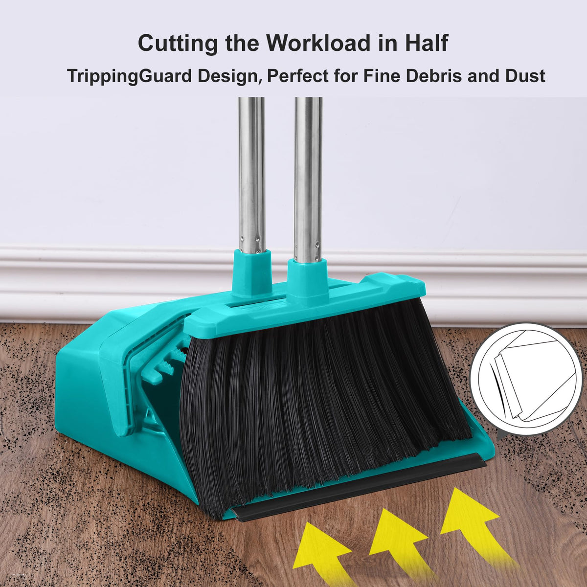 Broom and Dustpan Set for Home