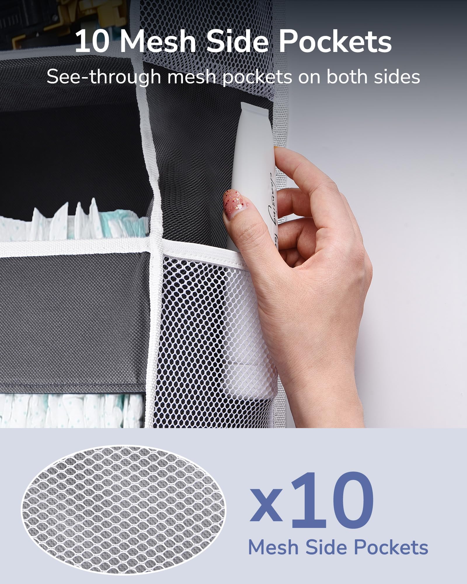 1 Pack Compact Size Over Door Organizer Slim Door Storage for Small