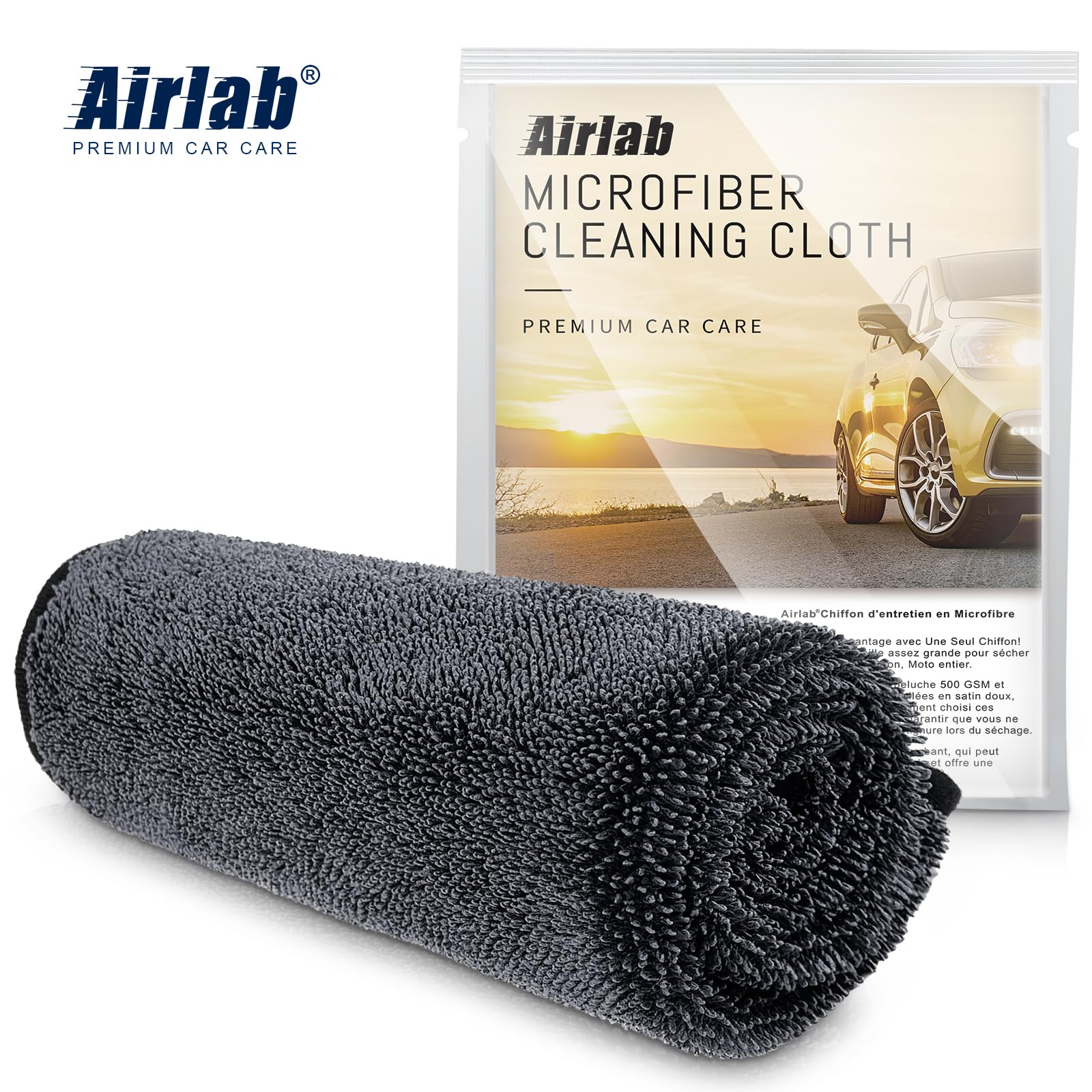 Microfiber Towels Cars Wash Drying Cleaning Cloth (2 Count)