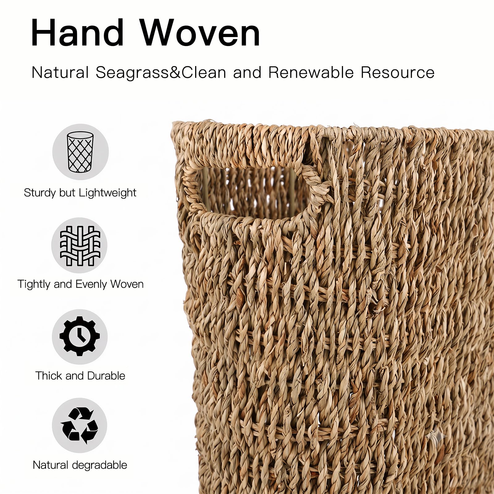 Wicker Trash Can