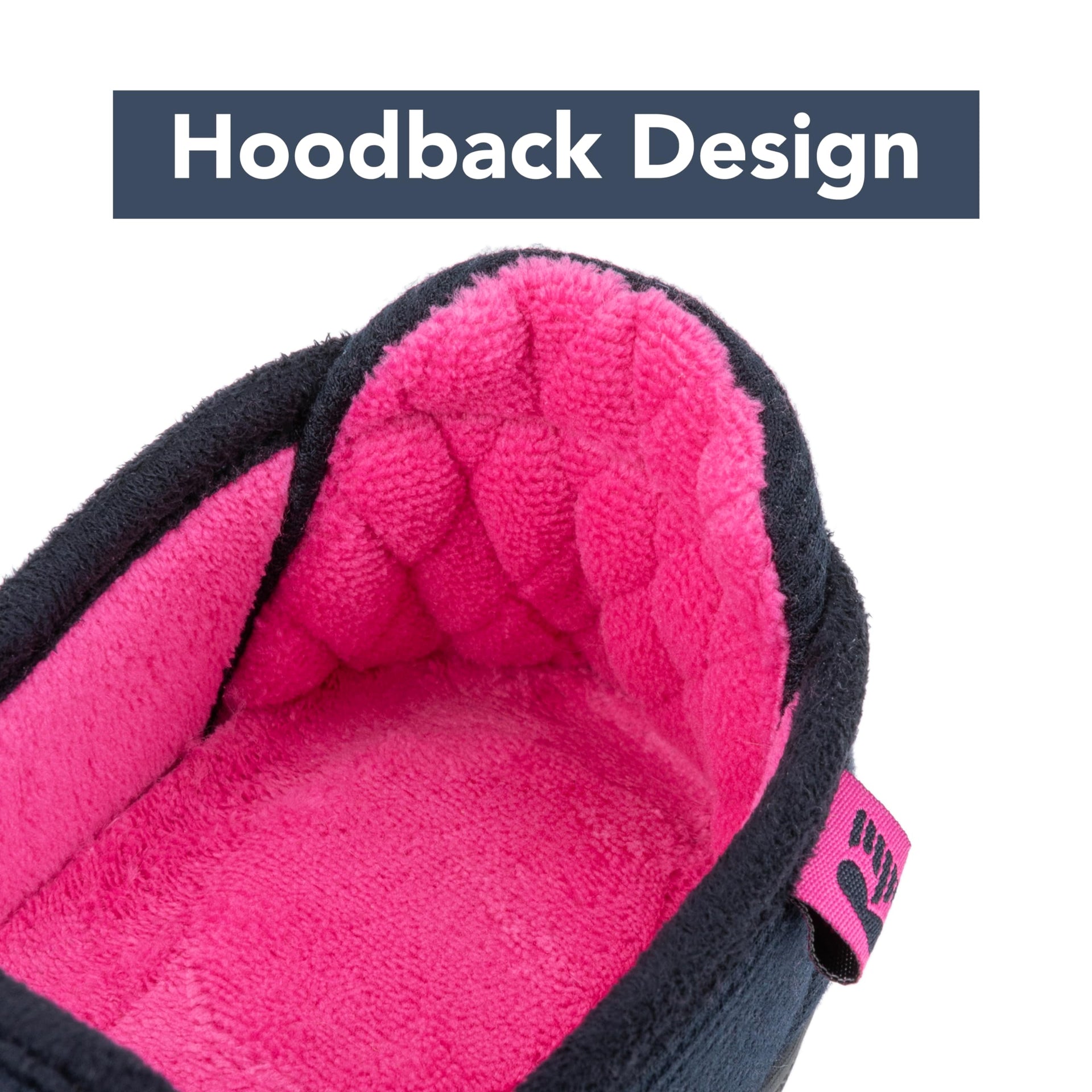 Women's Two Tone Hoodback Slipper with Removable Insole