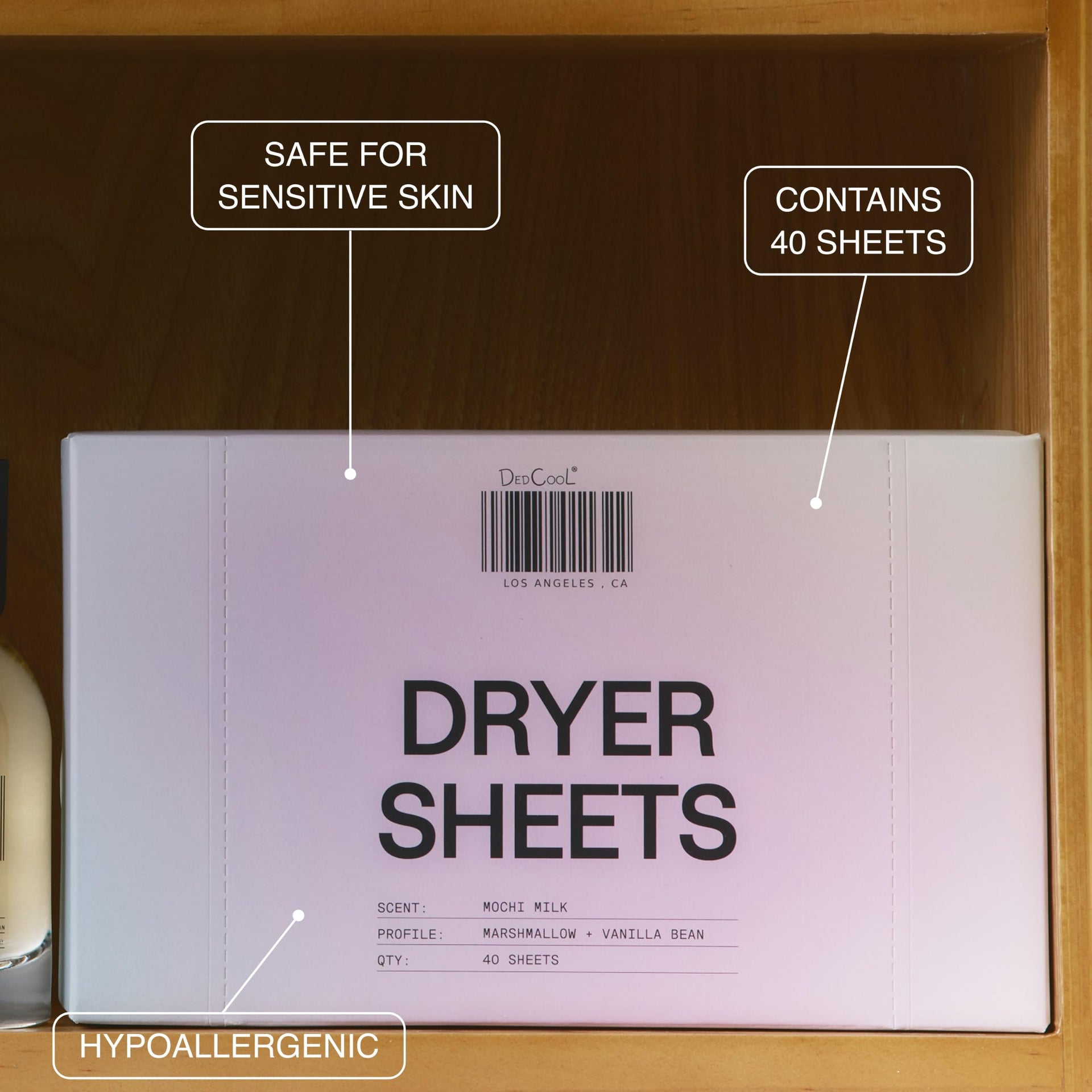 Dryer Sheets Mochi Milk (40 Count)