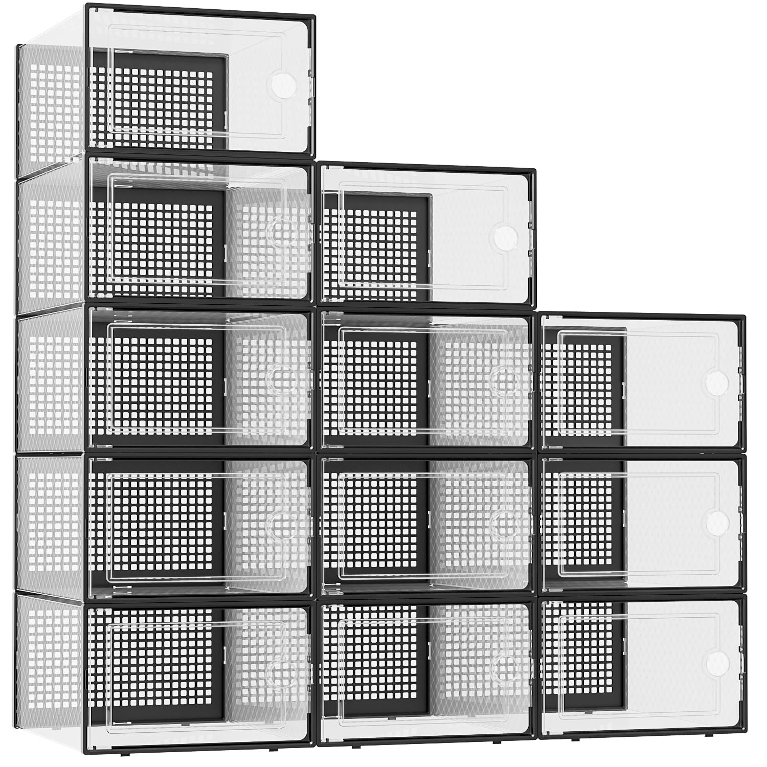 XX Large Shoe Storage Boxes 12 Pack (12 Count)