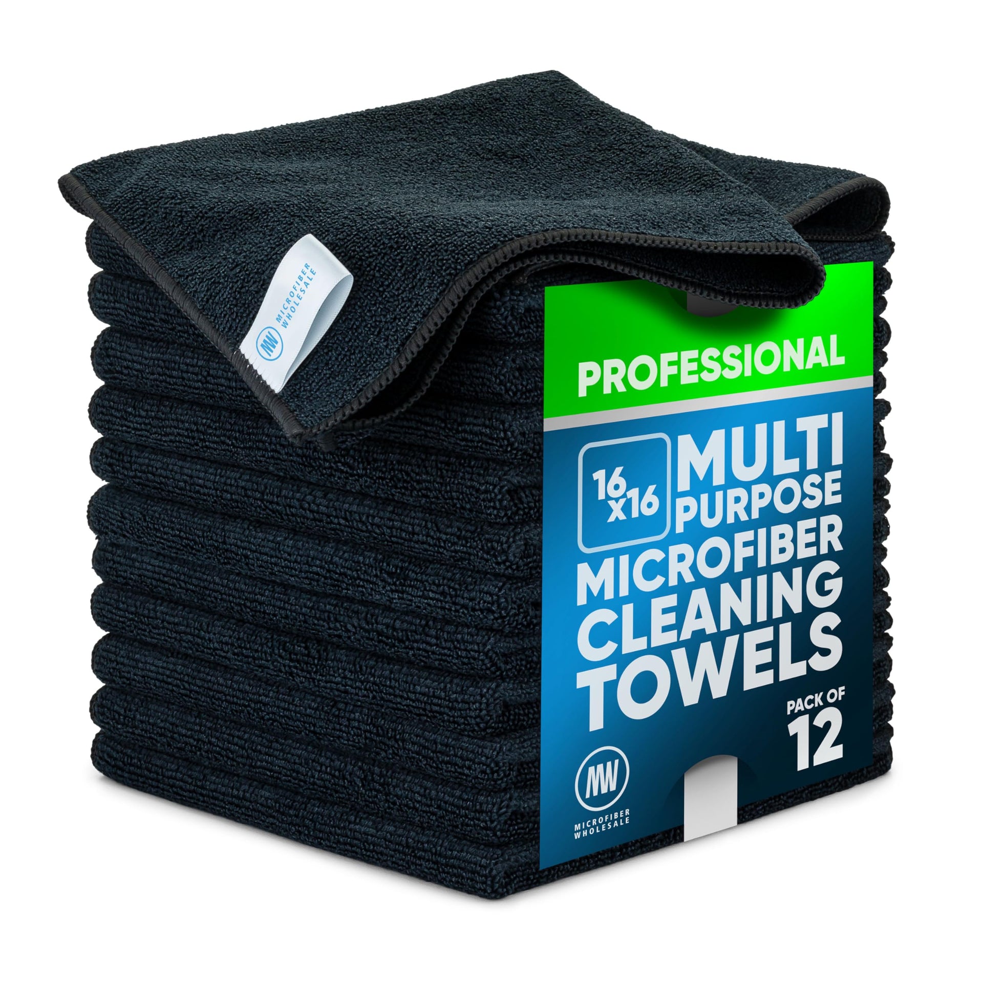 MW Pro 16x16 Auto Detailing Towels (12 Count)