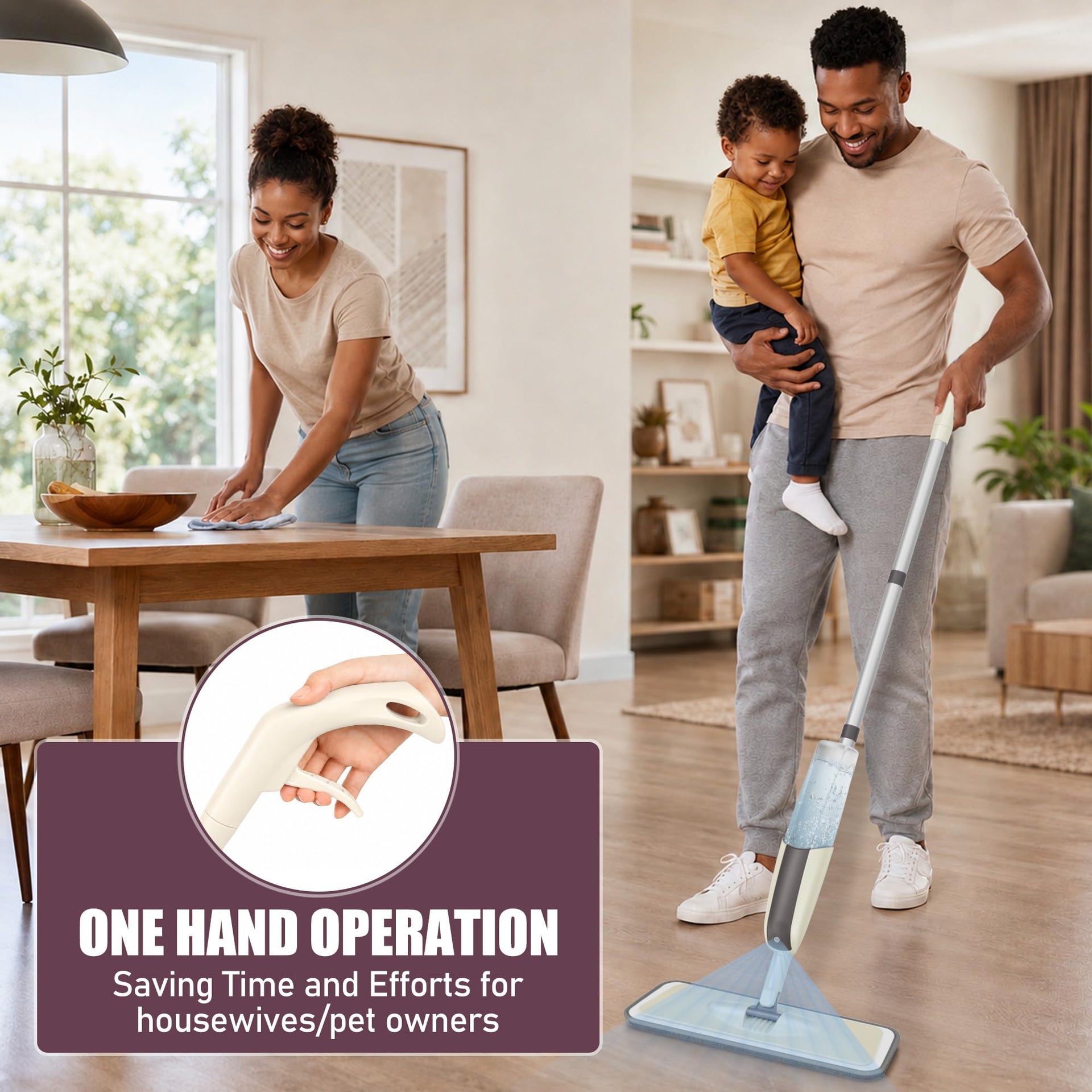 Spray Wet Mops for Floor Cleaning
