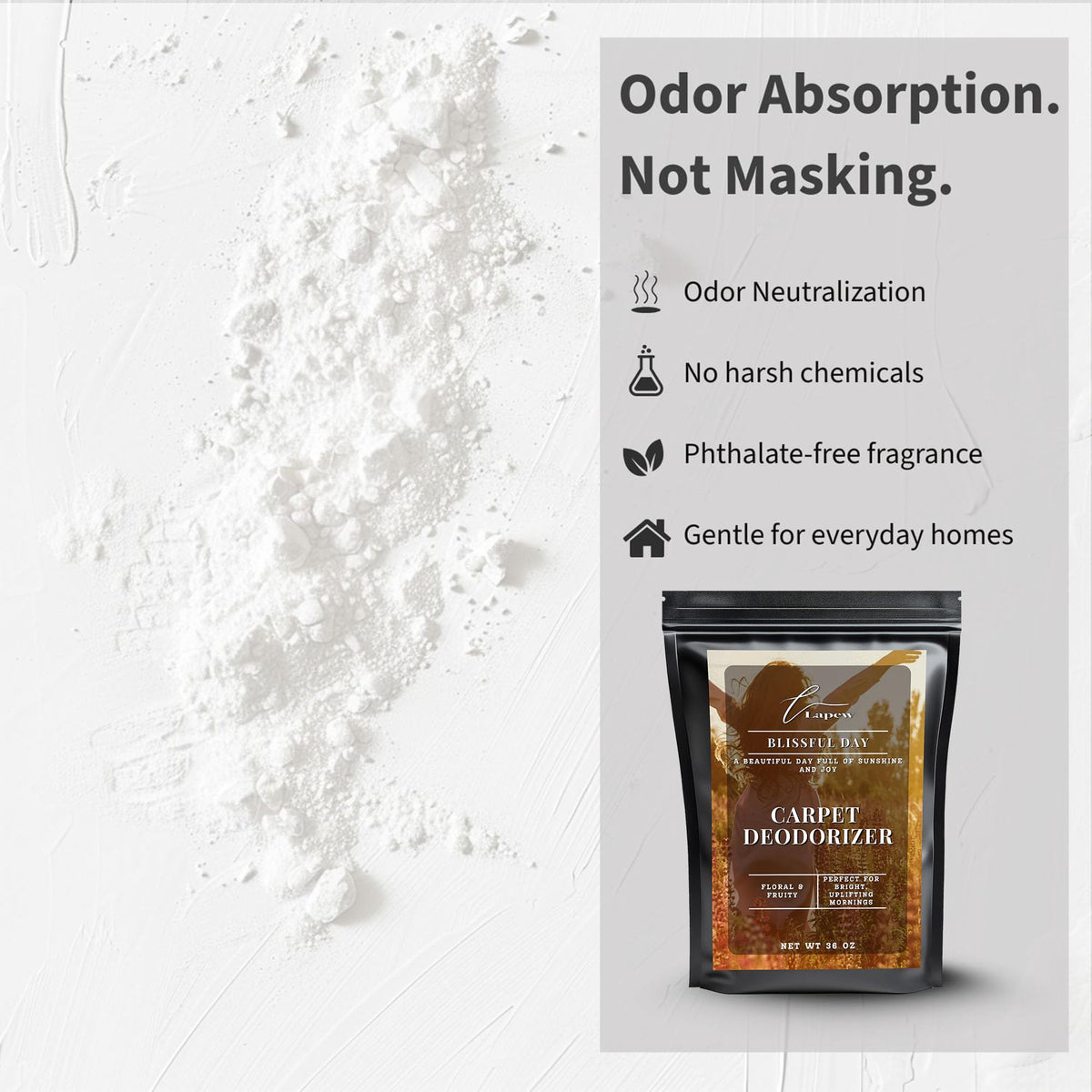 Blissful Day Carpet Deodorizer Powder (36 Ounce)