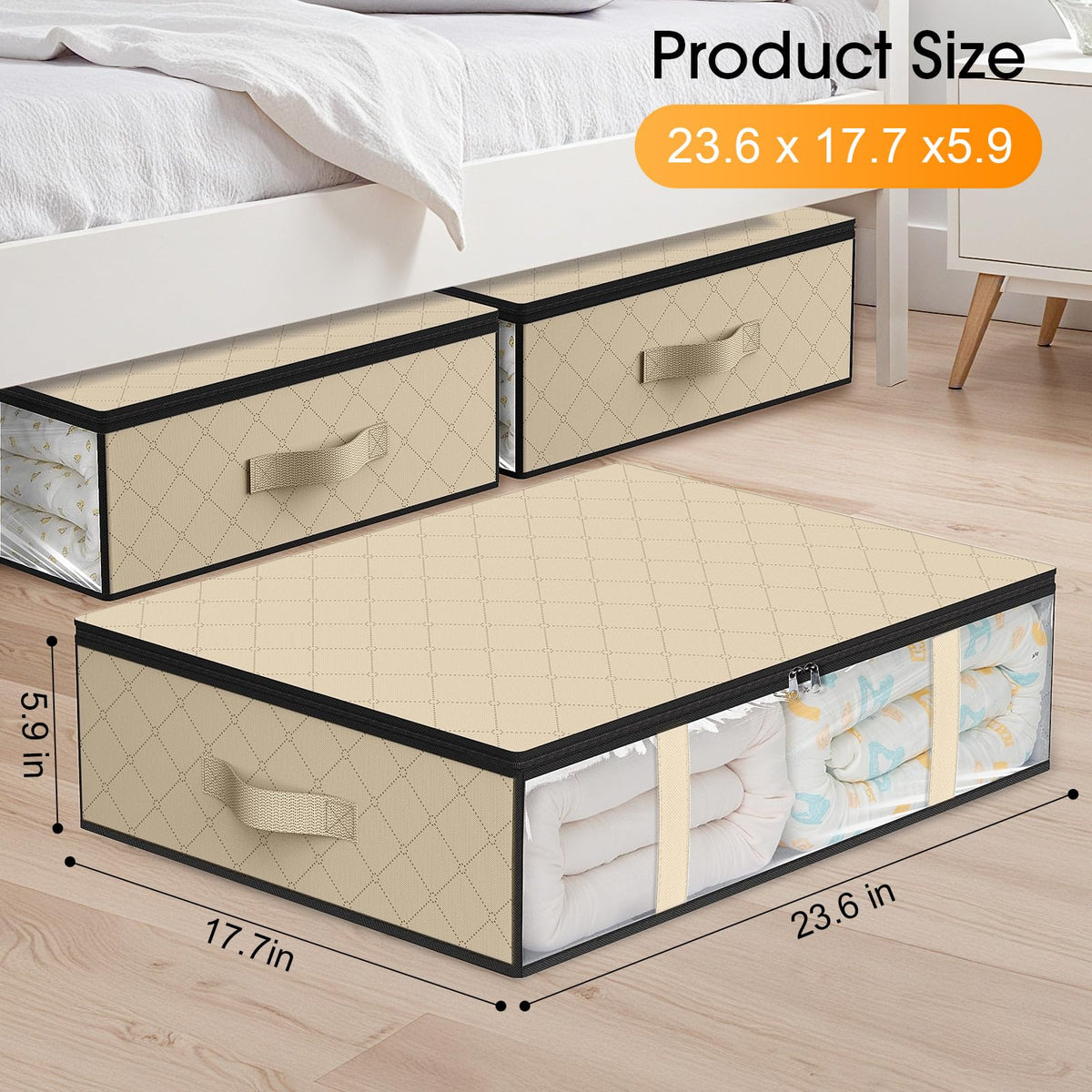 Under Bed Storage Bags (4 Count)