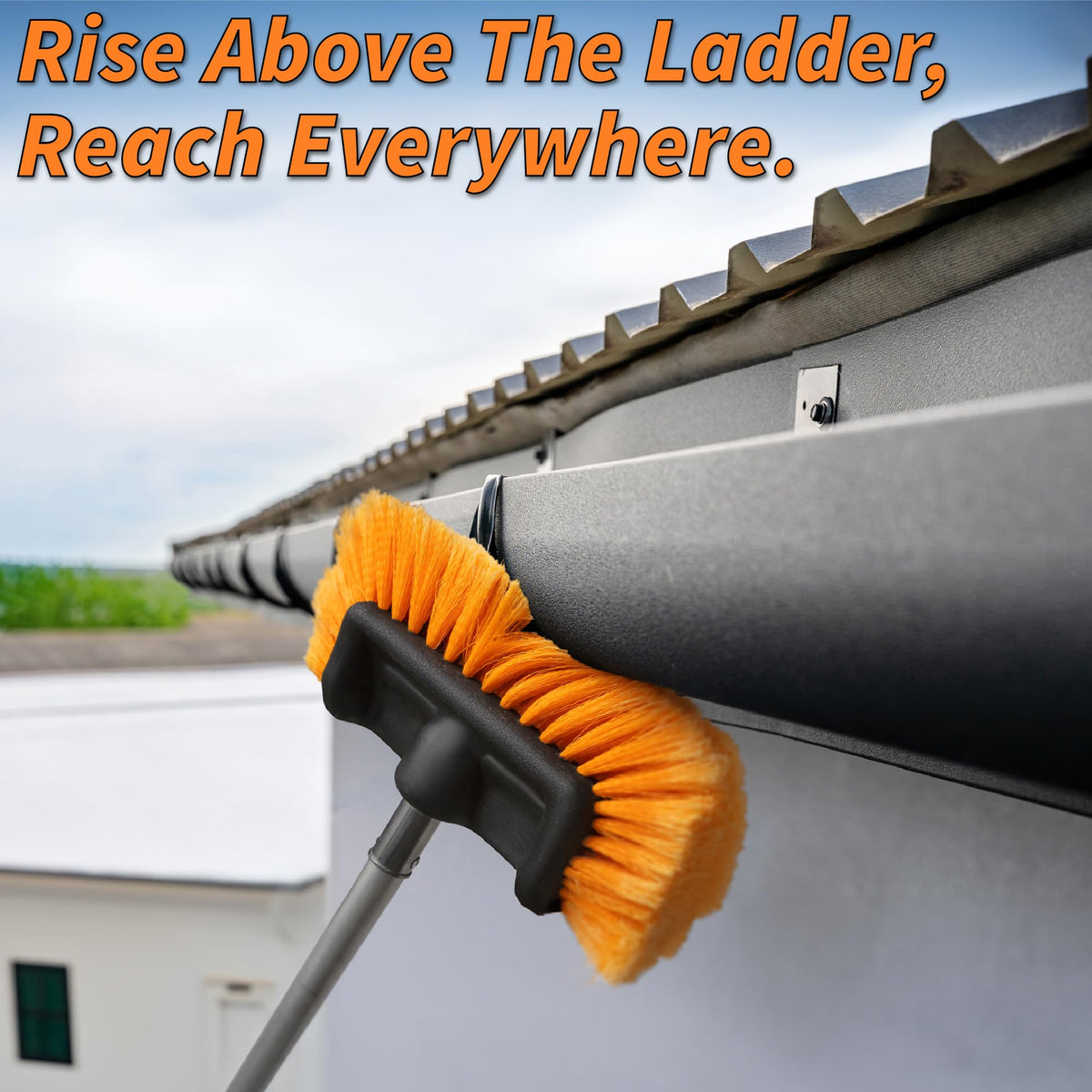 20 Foot High Ceiling Duster Kit and Scrub Brush with 4