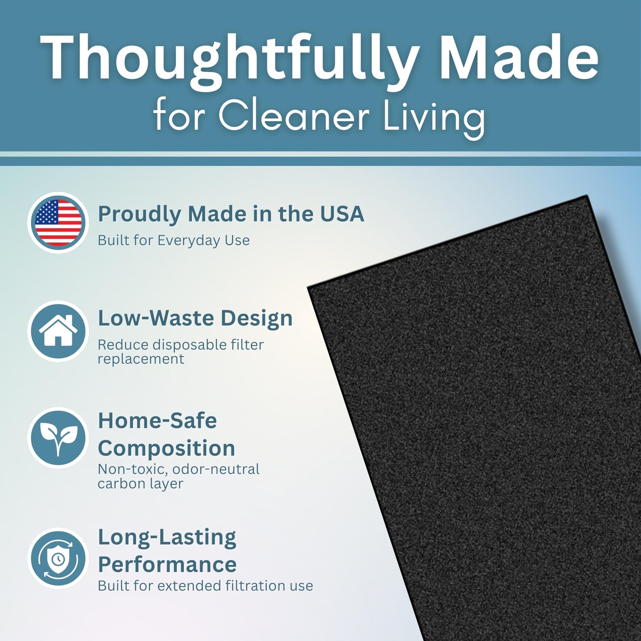 Activated Carbon Microwave Charcoal Filters (2 Count)