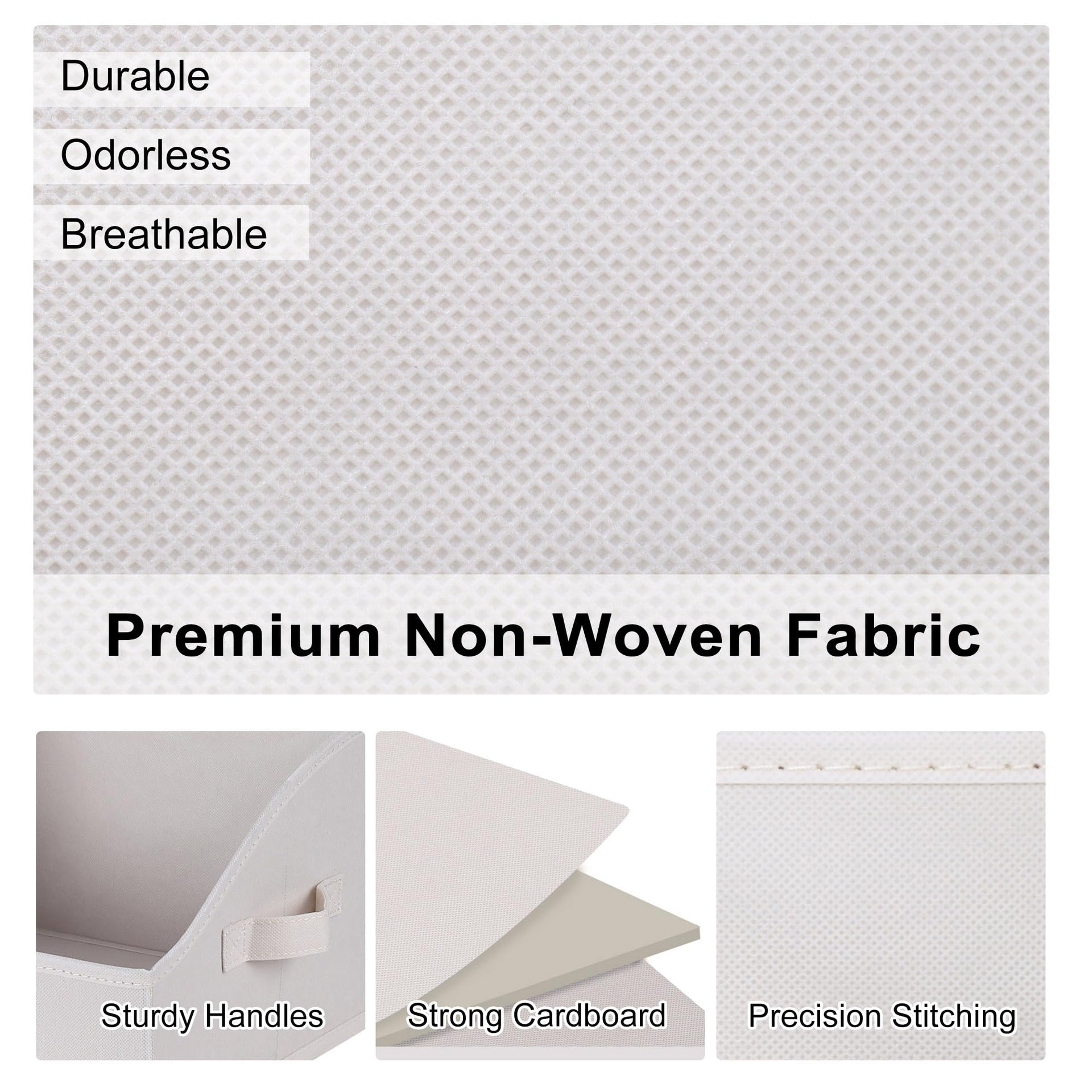3 Pack Large Closet Storage Bins (3 Count)