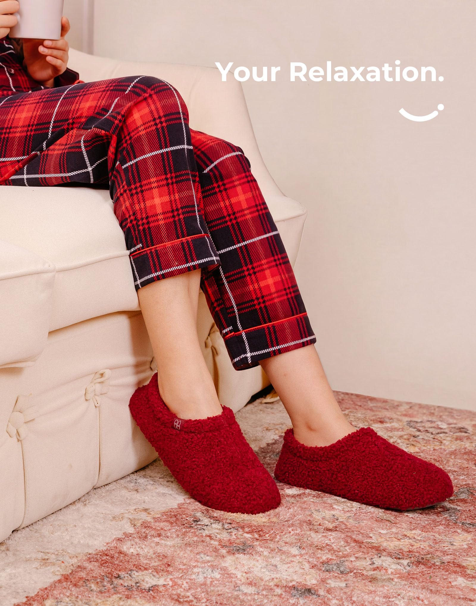 Women's Fuzzy Curly Fur Loafer Slippers