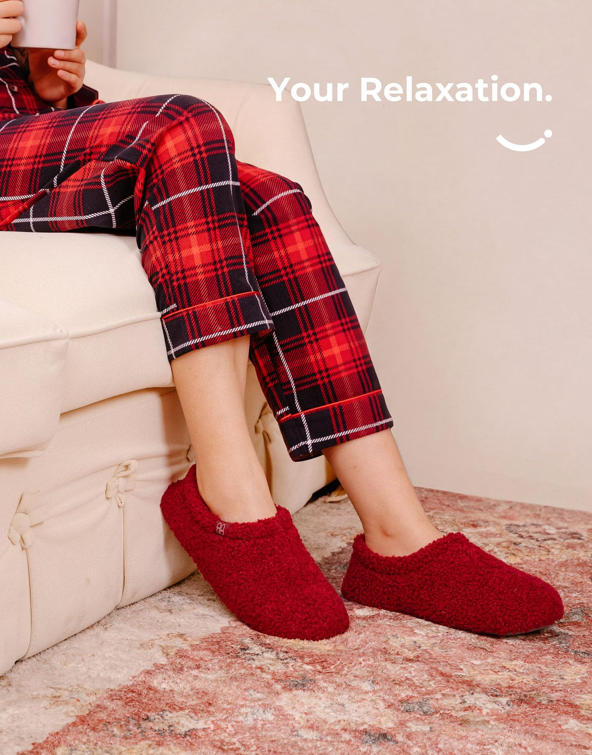 Women's Fuzzy Curly Fur Loafer Slippers