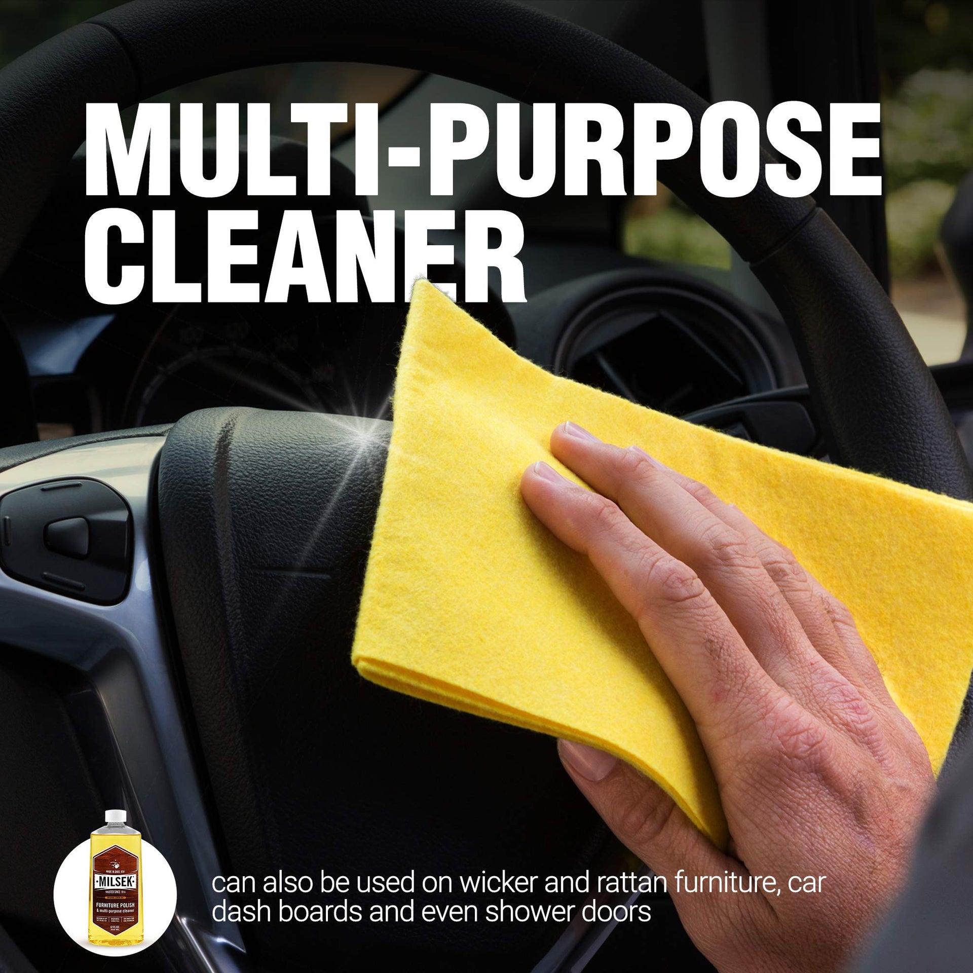Furniture Polish and Wood Cleaner with Lemon Oil (192 Fl Oz)