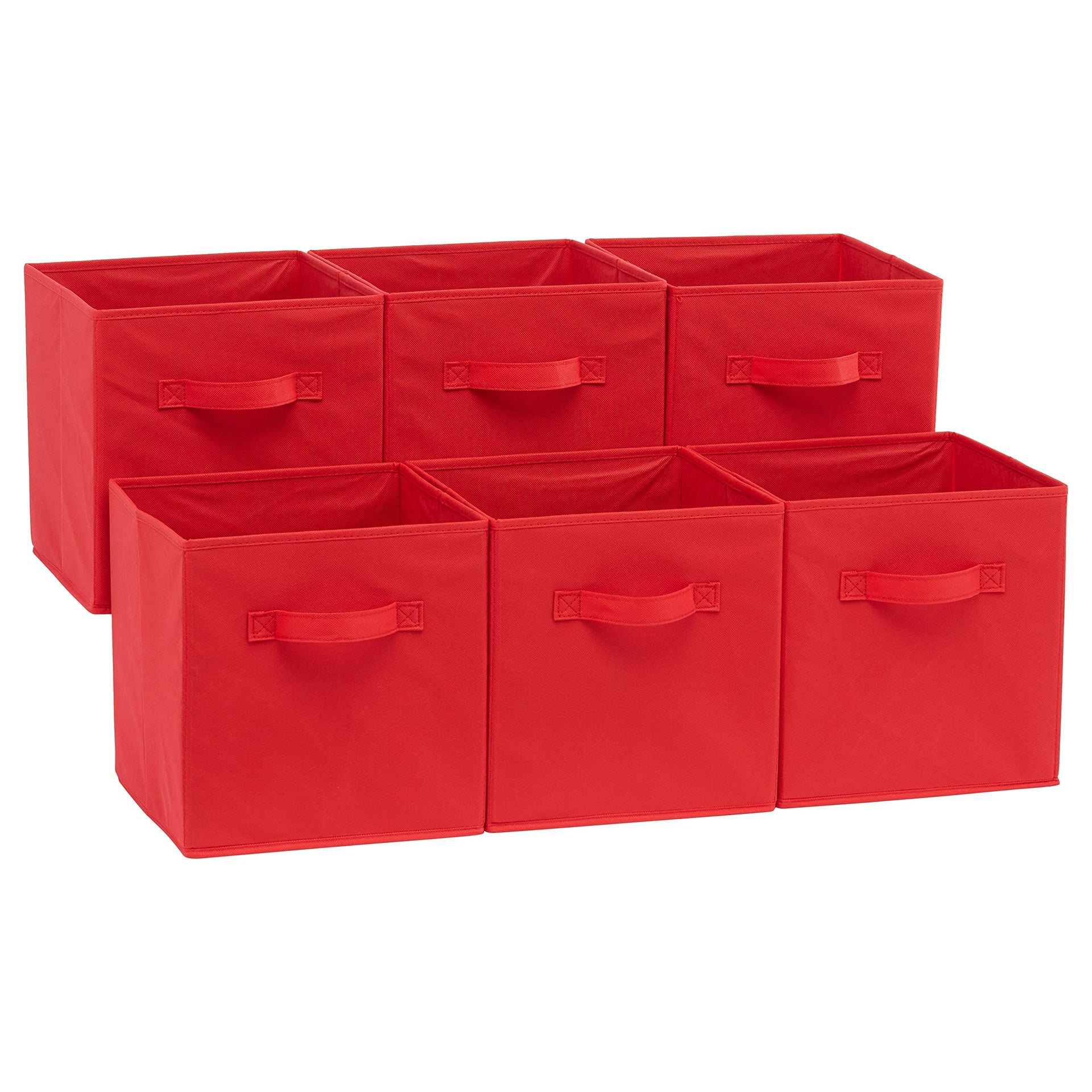 Collapsible Fabric Storage Bins with Handles (6 Count)
