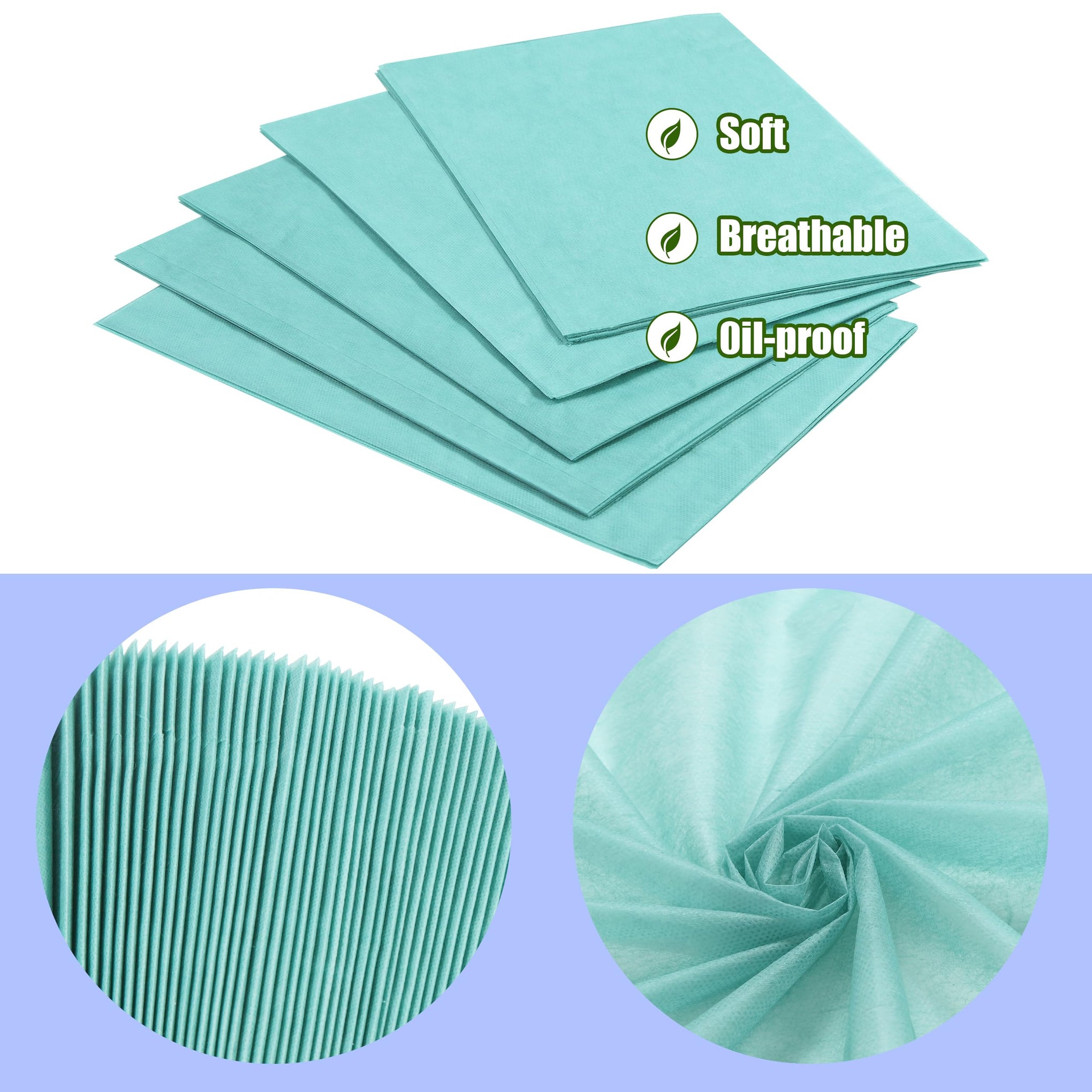 Disposable Bed Sheets for Massage Table 100 Pcs 31" x 71" Waterproof Massage Table Sheets Soft Non Woven Fabric SPA Massage Table Bed Cover Breathable for Beauty Tattoos Waxing (100 Count)