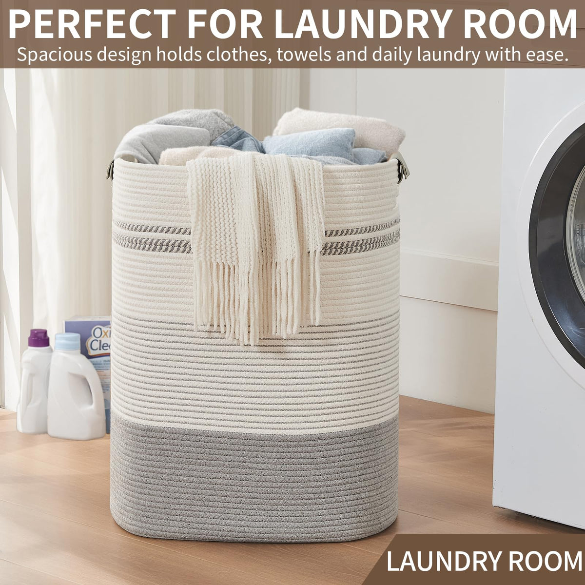 Laundry Basket with Handles