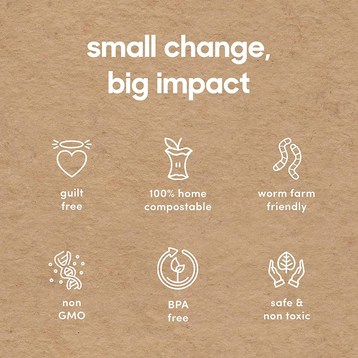 Compostable Snack Bags (60 Count)
