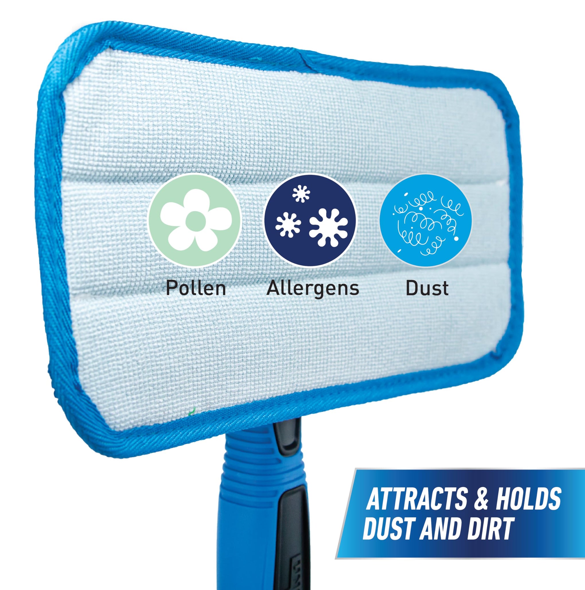 Professional Indoor Window Cleaning Kit with 2' Pole
