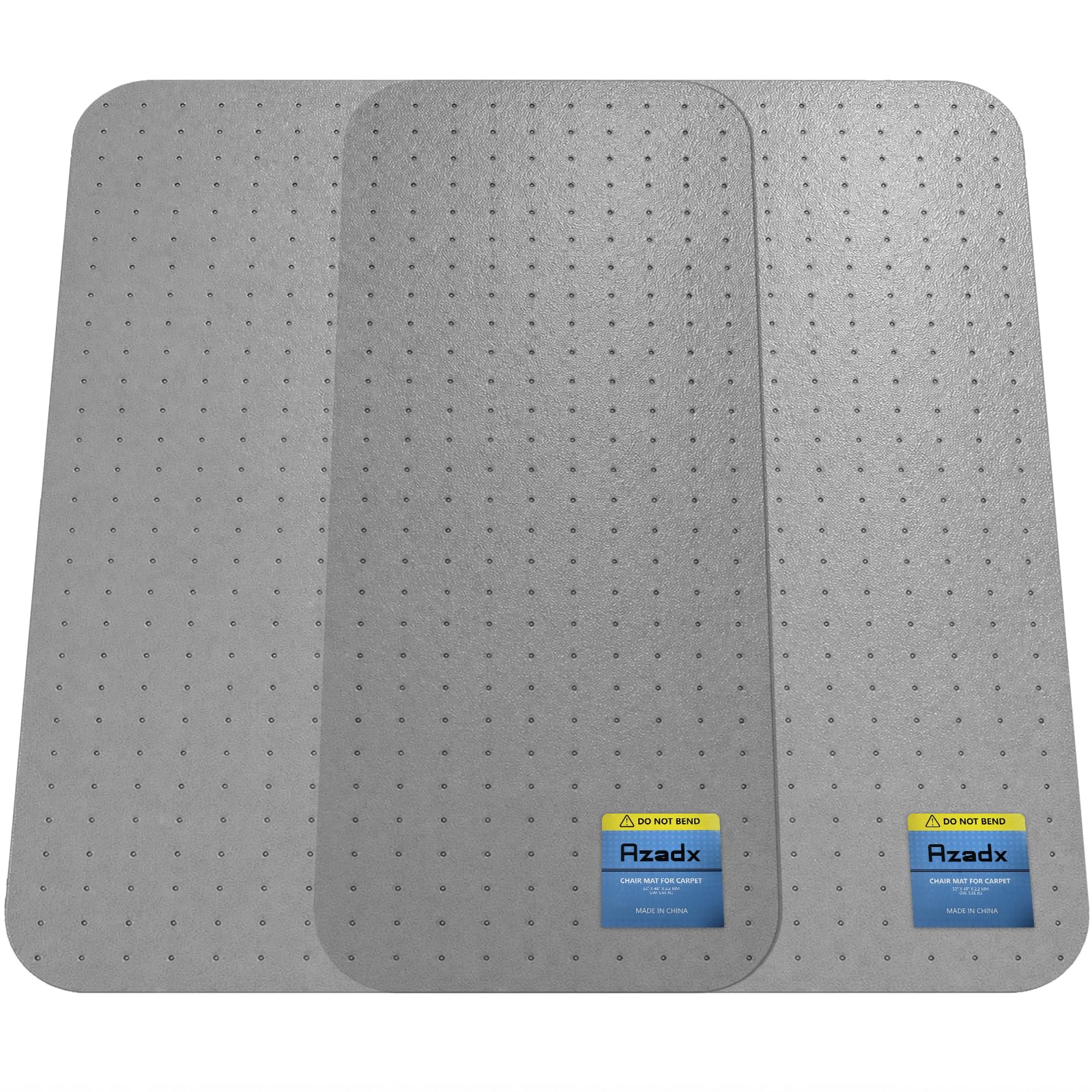 Heavy Duty Office Chair Mat for Carpet 36" x 48" Hard Material