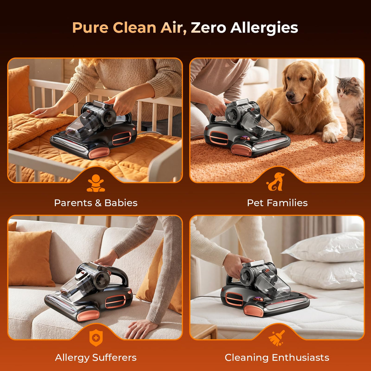 T600 Bed Mattress Vacuum Cleaner with UV
