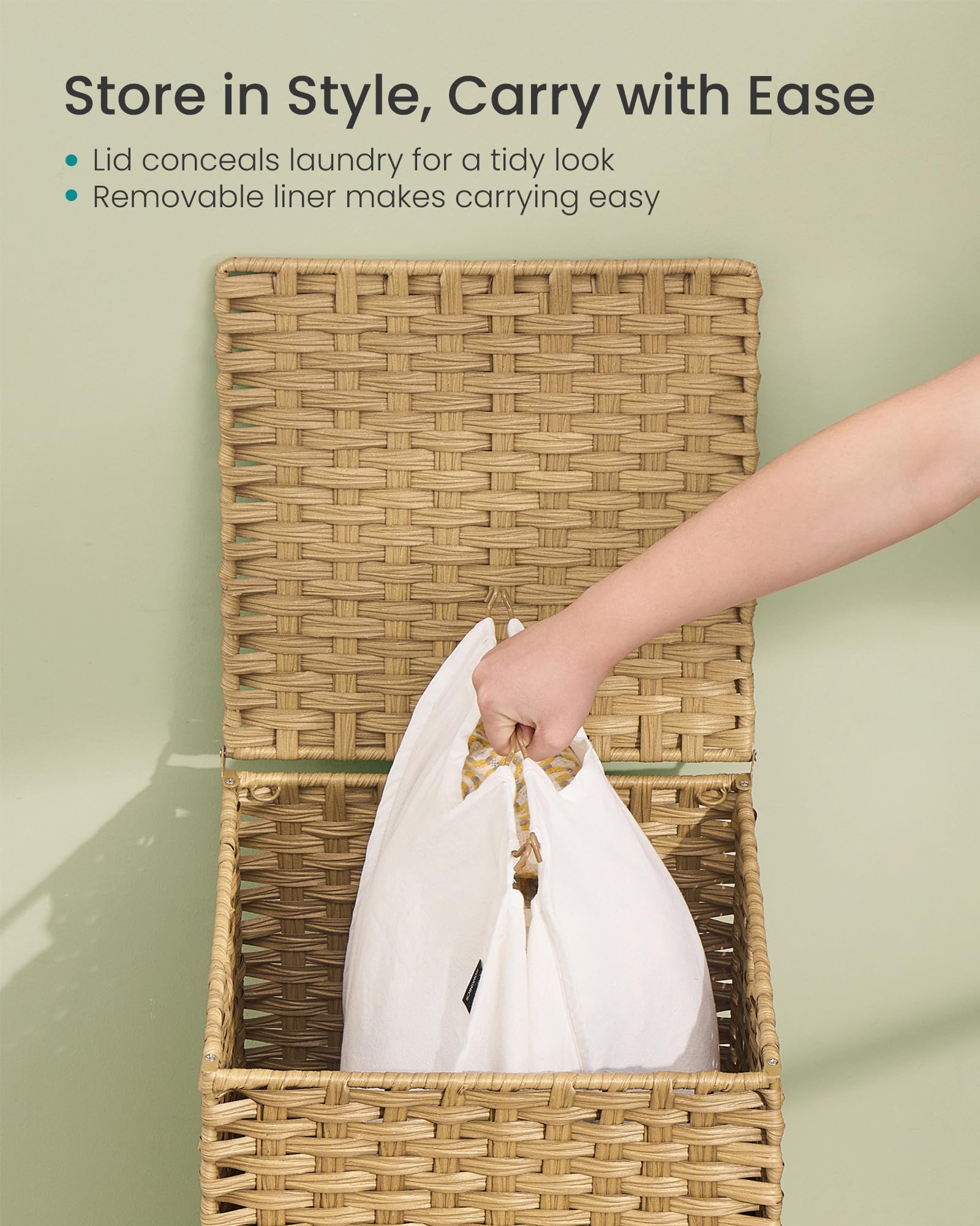 Laundry Hamper with Lid