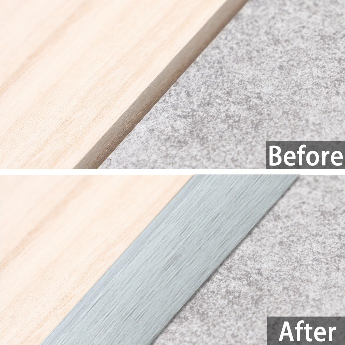 3Pcs Aluminum T Molding Trim & Floor Transition Strips (3 Count)