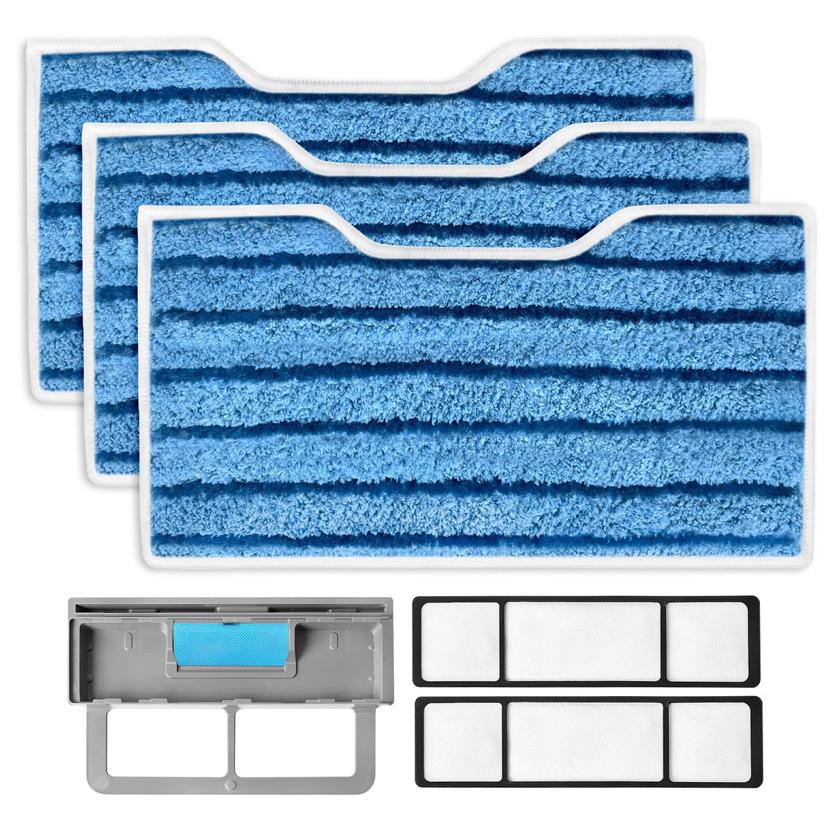 Replacement Pads Refills Compatible with Shark Vac Mop VM252 VM401
