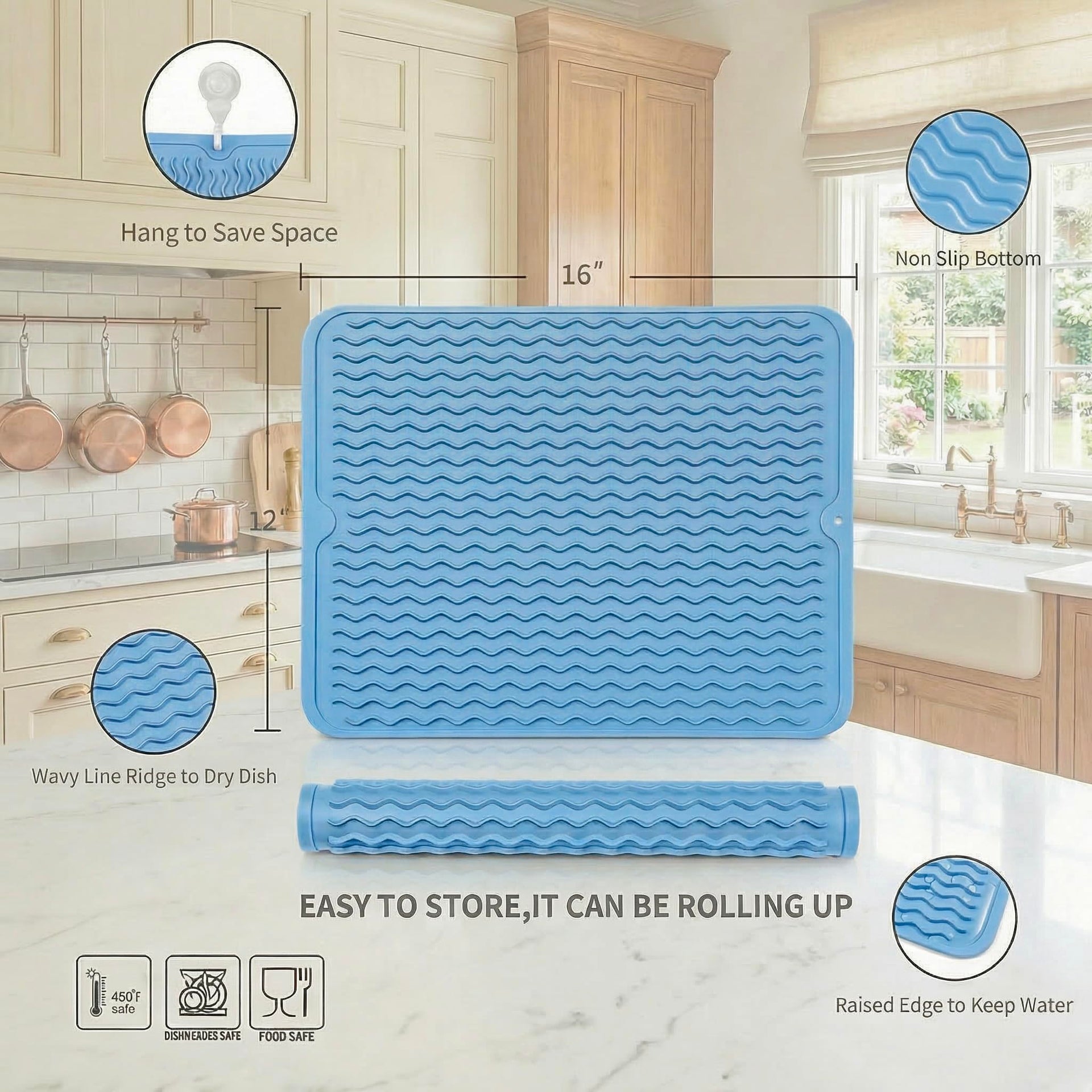 Silicone Dish Drying Mat
