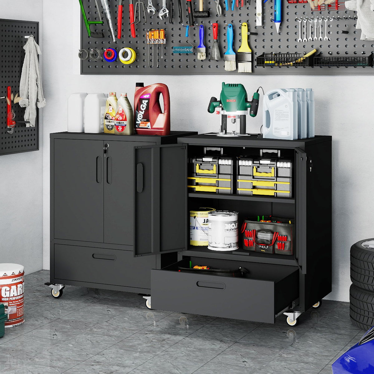 Metal Storage Cabinet for Garage