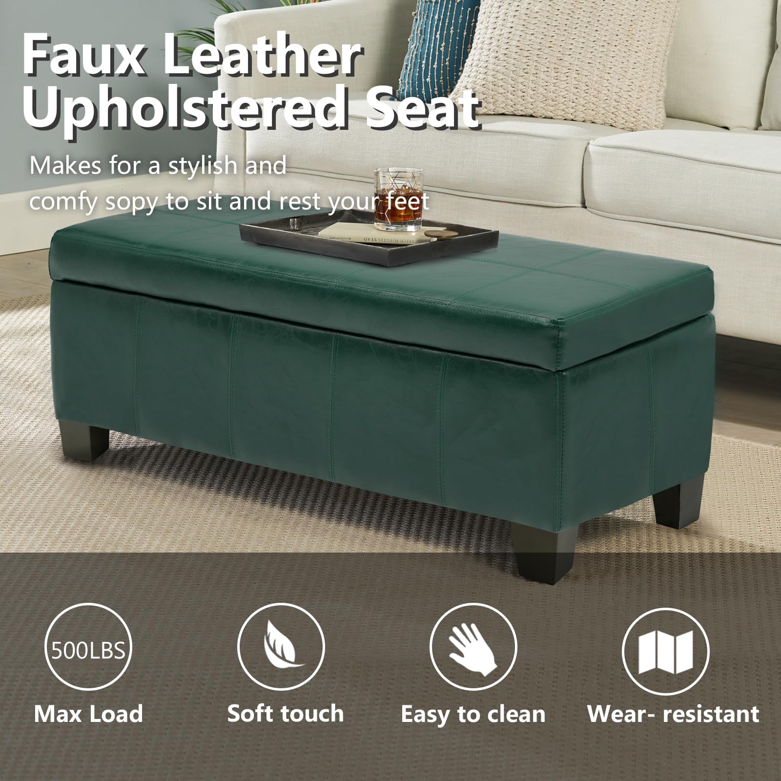41" Storage Ottoman