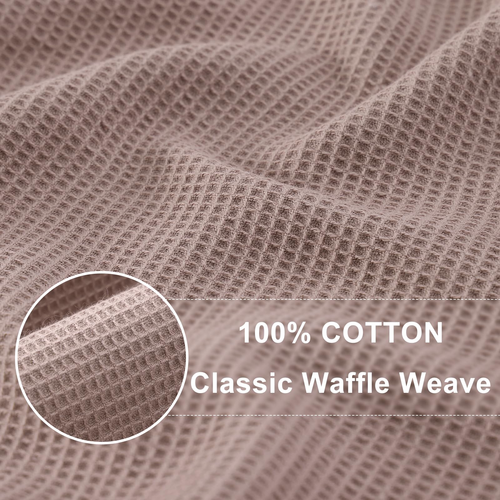 100% Cotton Waffle Weave Dish Cloths (8 Count)
