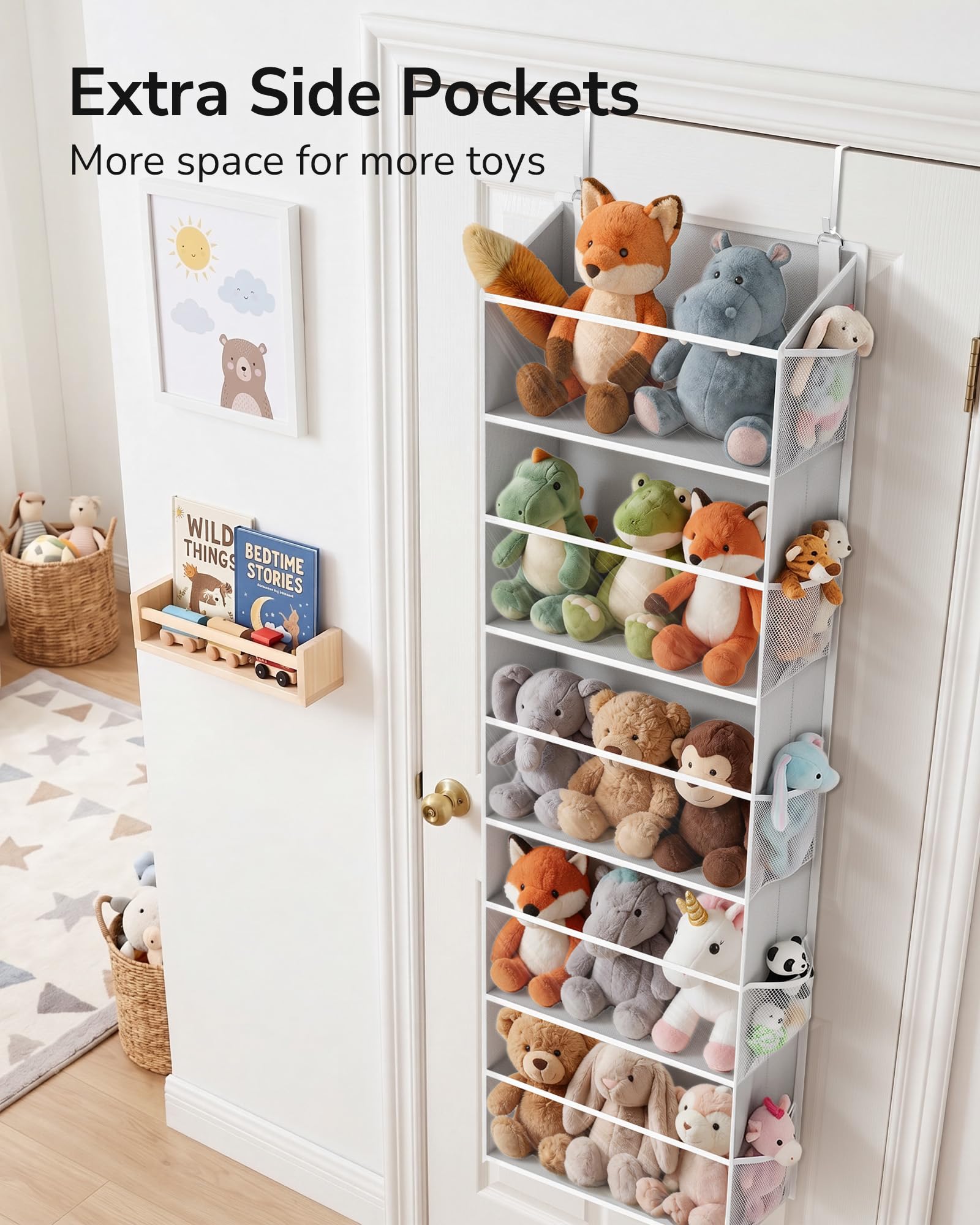 Stuffed Animal Organizer Over the Door