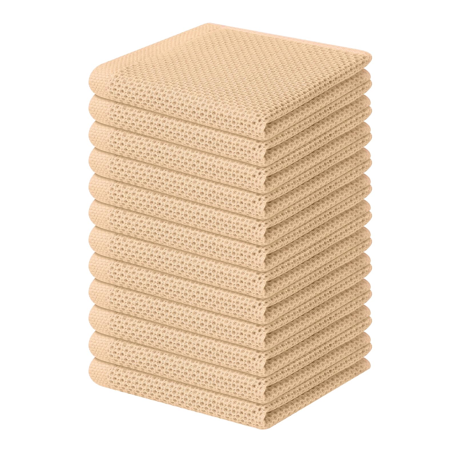 100% Cotton Waffle Weave Kitchen Dish Cloths 12 (12 Count)