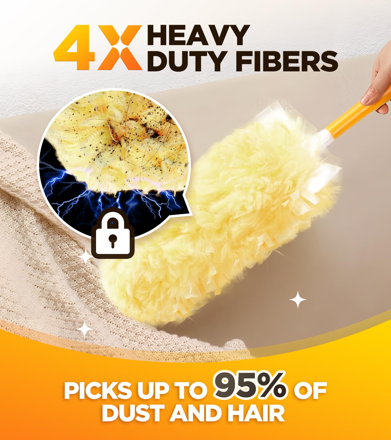 60 Count Heavy Duty Duster Refills for Swiffer