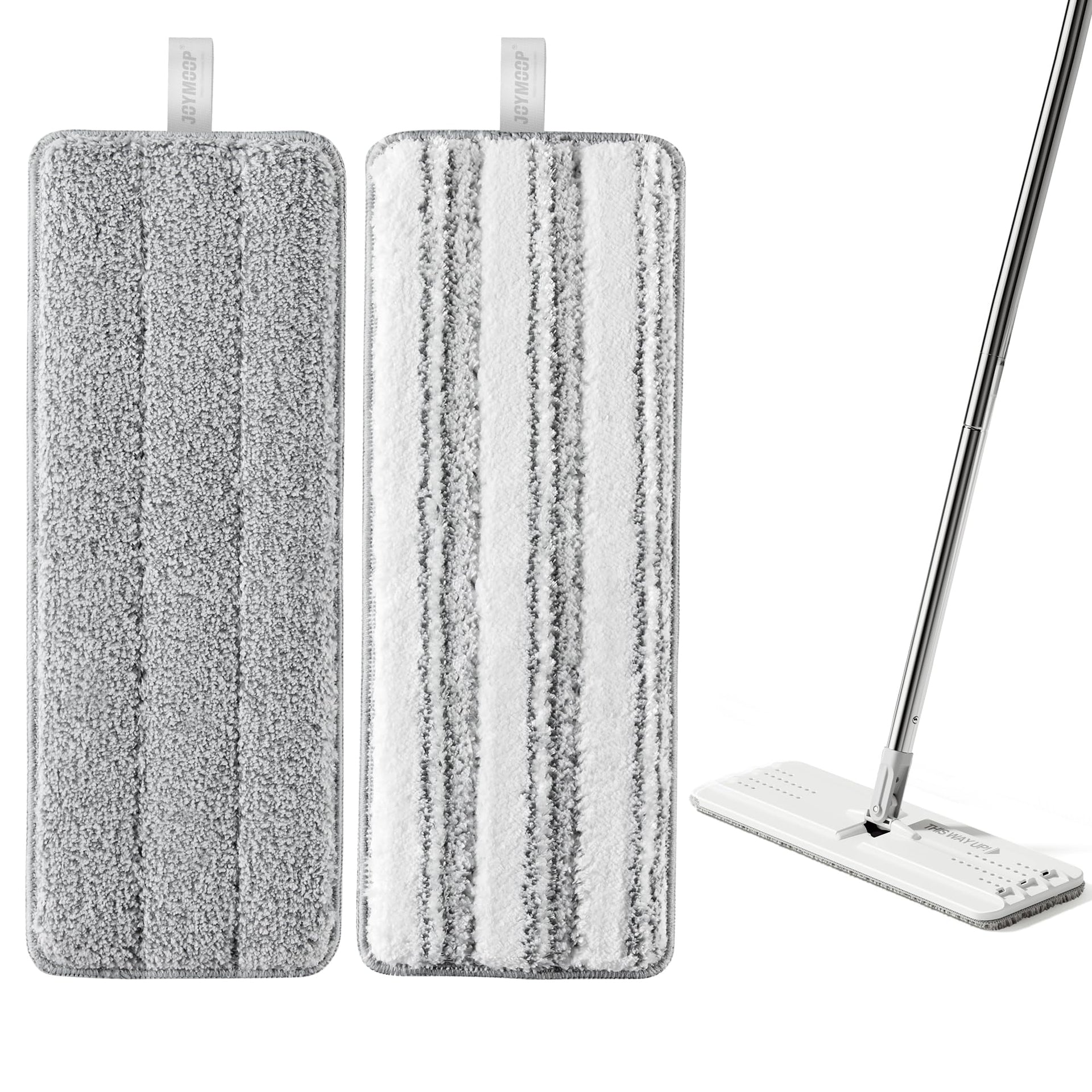 Microfiber Replacement Pads for 13" Flat Mop System (2 Count)