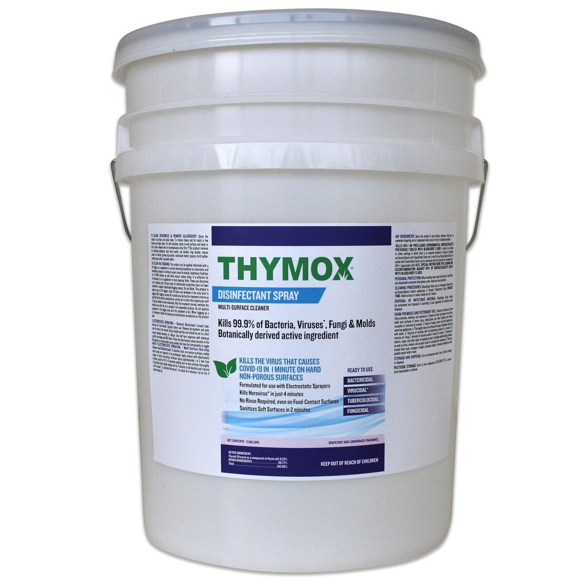 5 Gallon Pail Botanical Disinfectant (640 Fl Oz)