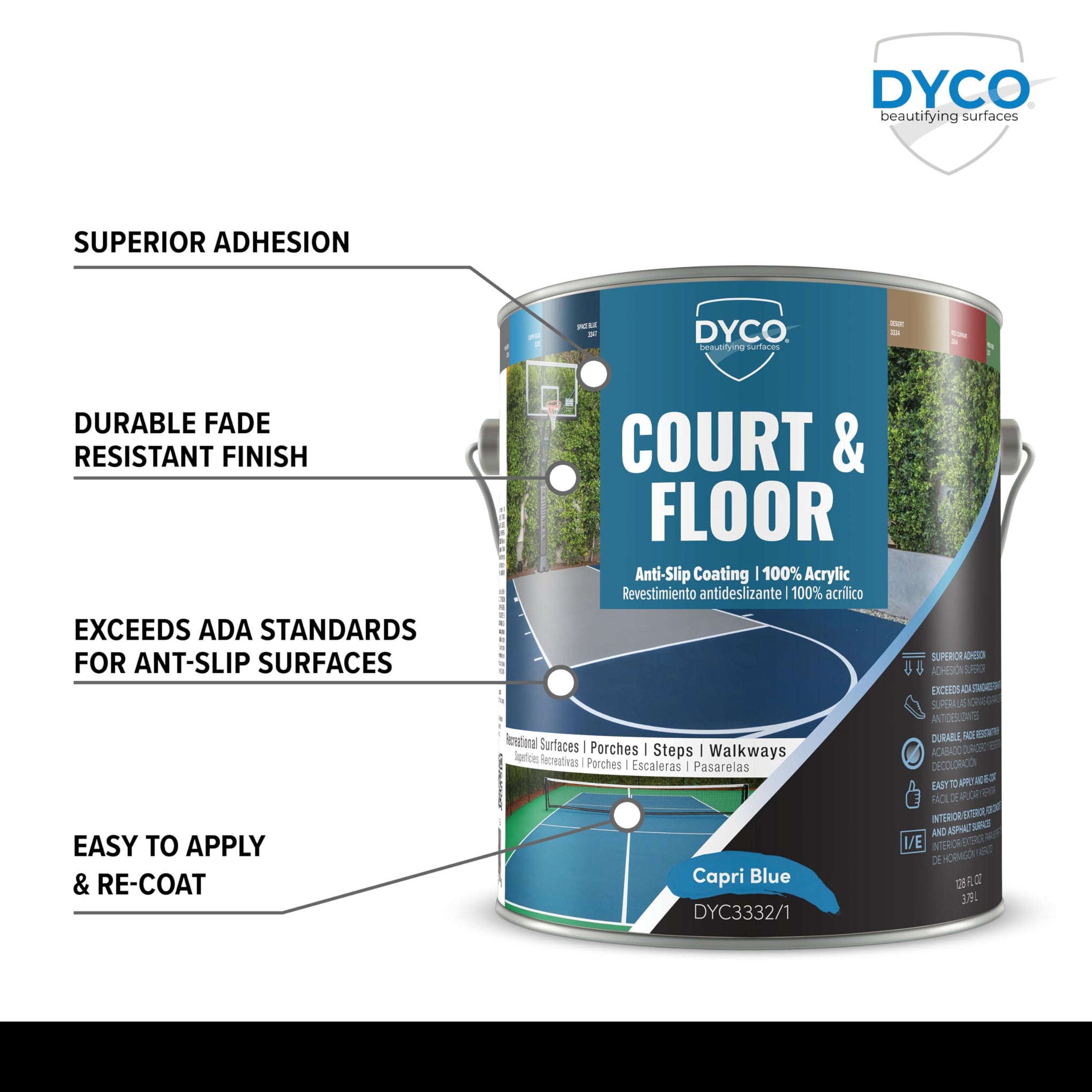 DYCO Court & Floor Anti (128 Fl Oz)